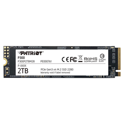 SSD M.2 Patriot P300 2TB / NVMe PCIe Gen3 - (P300P2TBM28)
