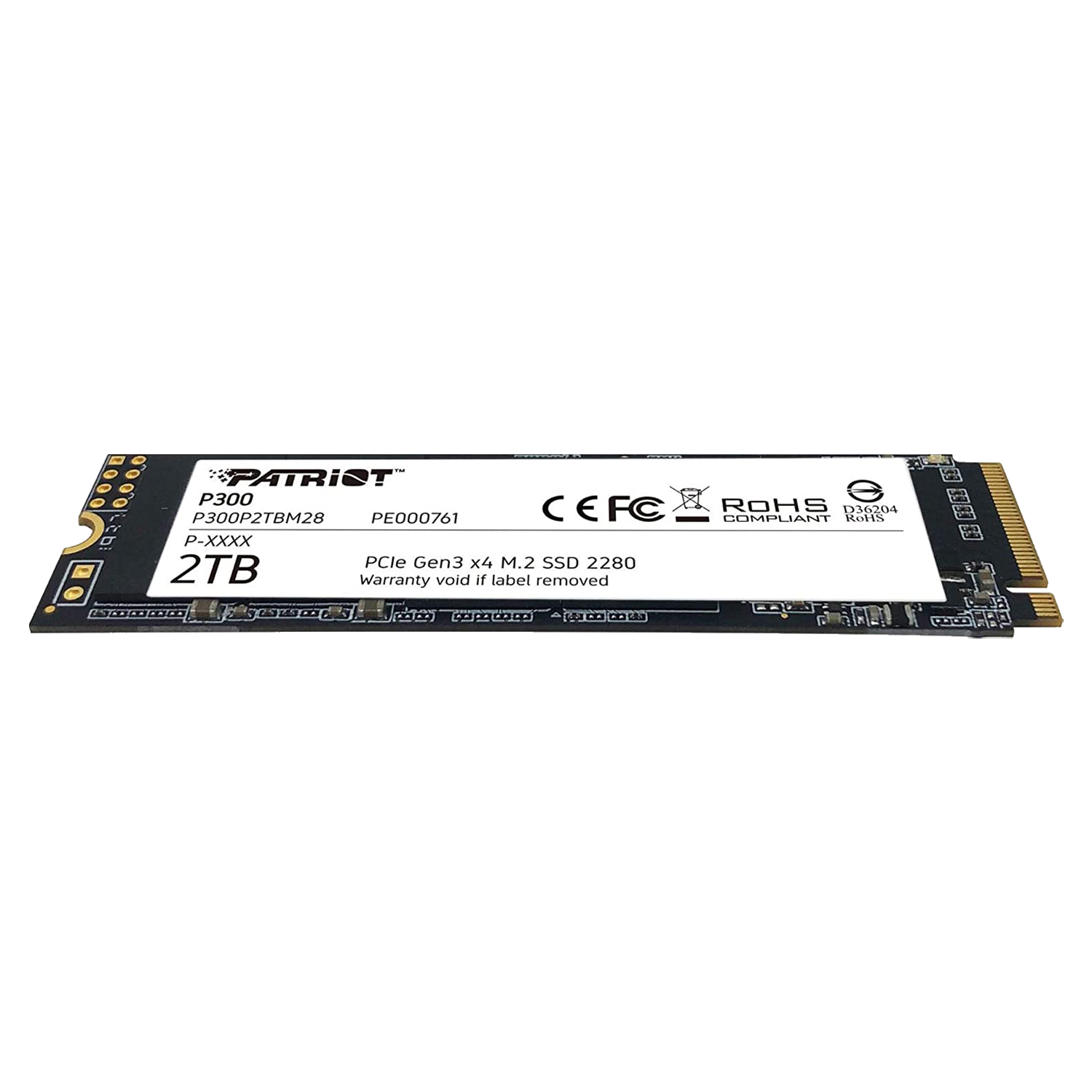 SSD M.2 Patriot P300 2TB / NVMe PCIe Gen3 - (P300P2TBM28)