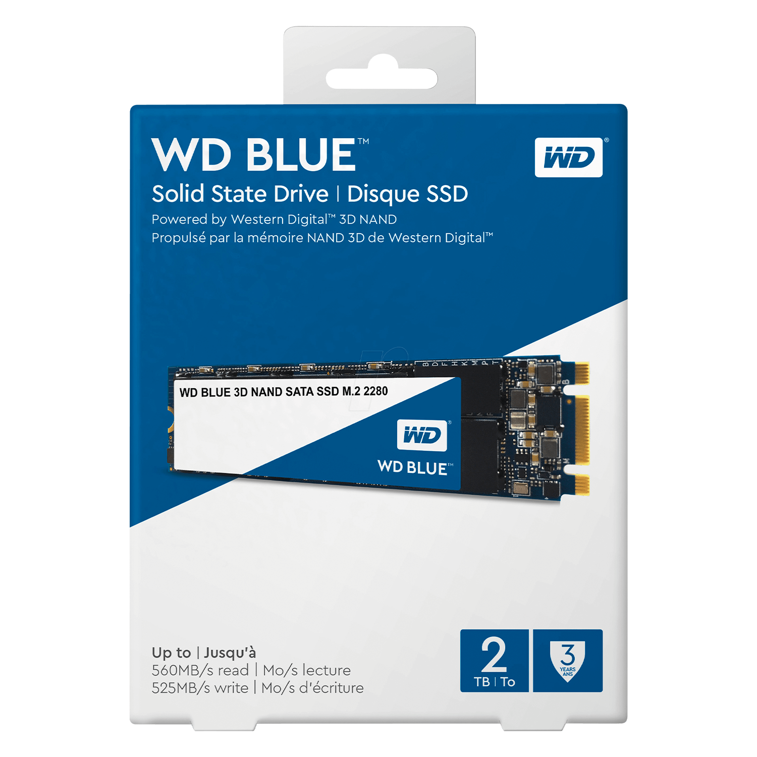 SSD M.2 Western Digital Blue 2TB / SATA 3 - (WDS200T2B0B)
