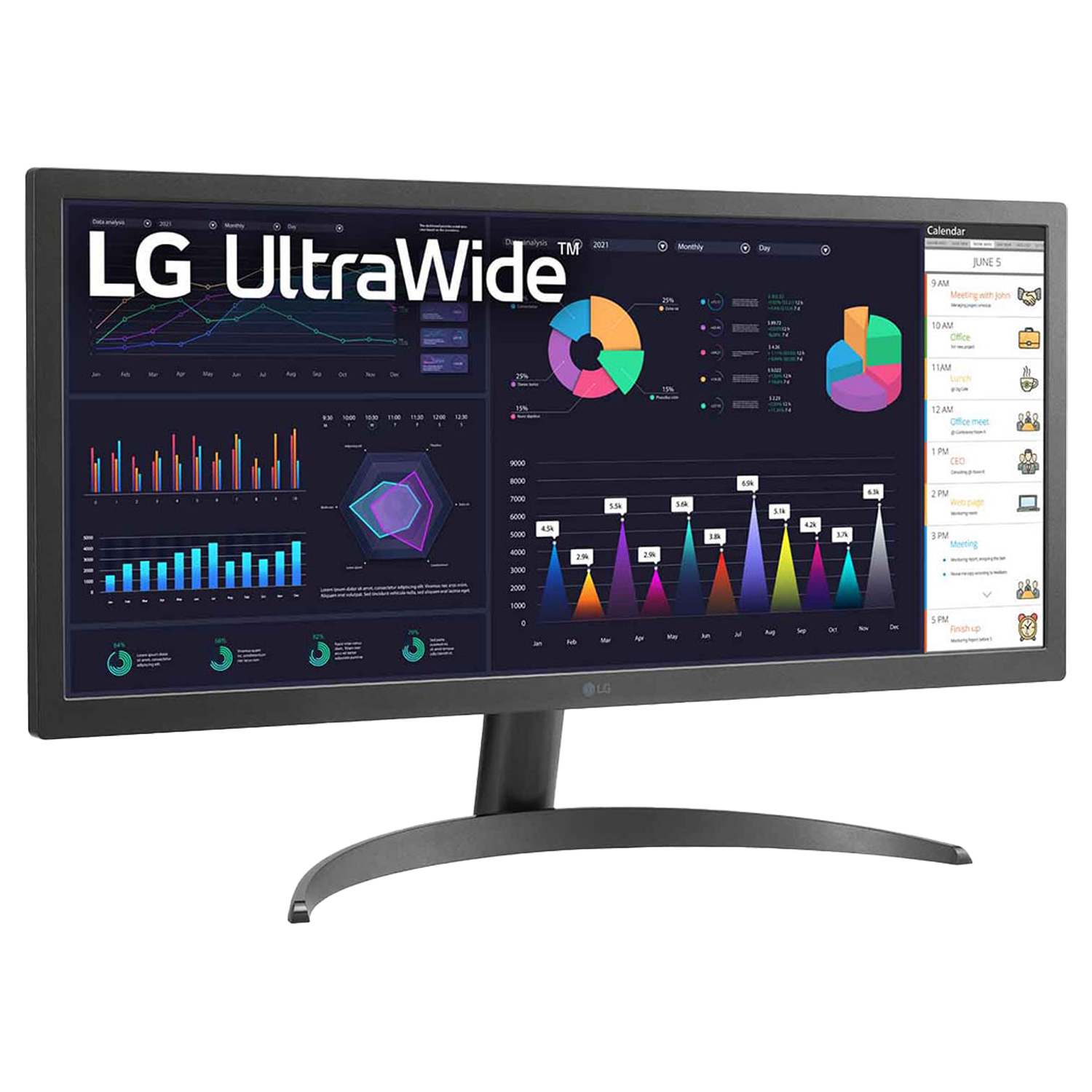 Monitor LG 26WQ500 26" LED / Full HD / IPS / 75Hz / 1ms / Ultra Wide