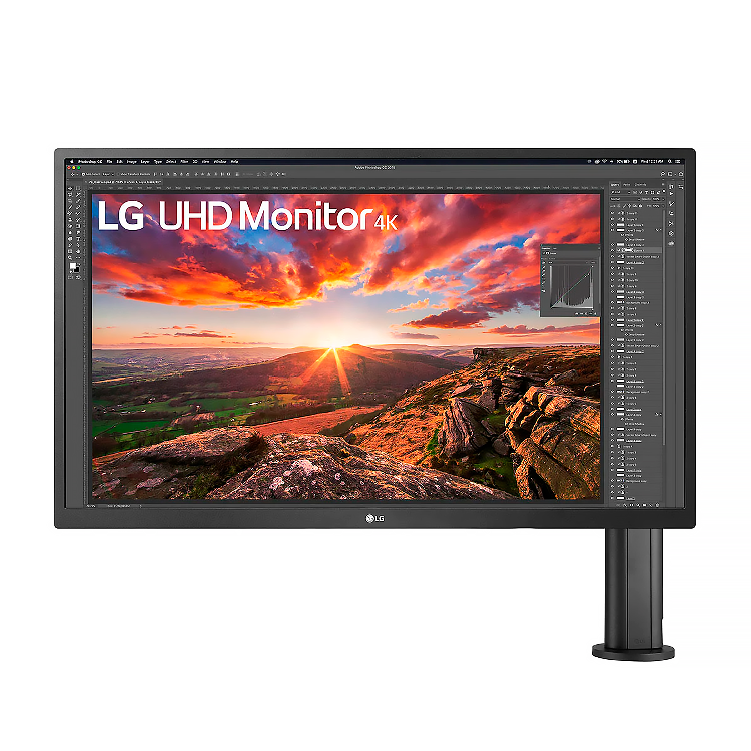 Monitor LG 27UK580B 27" UHD / 60HZ / IPS / Ergonômico
