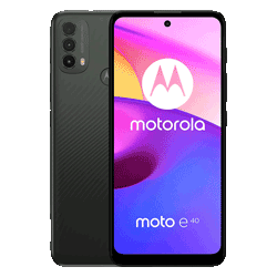 Celular Motorola E40 XT-2159-3 64GB / 4GB RAM / Dual SIM / Tela 6.5" / Câmeras 48MP+2MP+2MP e 8MP - Cinza (LTE Brasil)
