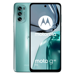 Celular Motorola G62 XT-2223-3 5G 128GB / 6GB RAM / Dual SIM / Tela 6.5"/ Câmeras 50MP+8MP+2MP e 16MP - Frosted Blue