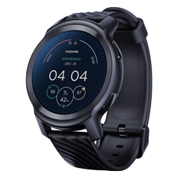 Relógio Smartwatch Motorola Moto Watch 100 MOSQZ100-PB Bluetooth e GPS - Preto