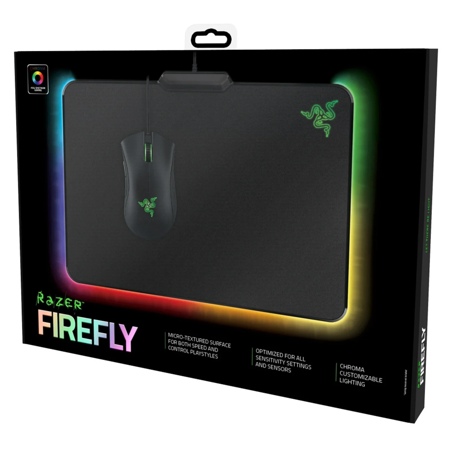 Mousepad Gamer Razer Firefly Hard Chroma - Preto (RZ02-01350100-R3)