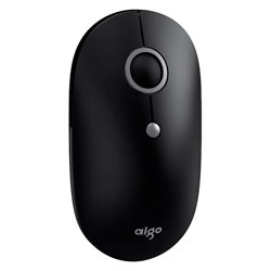 Mouse Aigo M300 1600 DPI Sem Fio - Preto (Caixa Danificada)