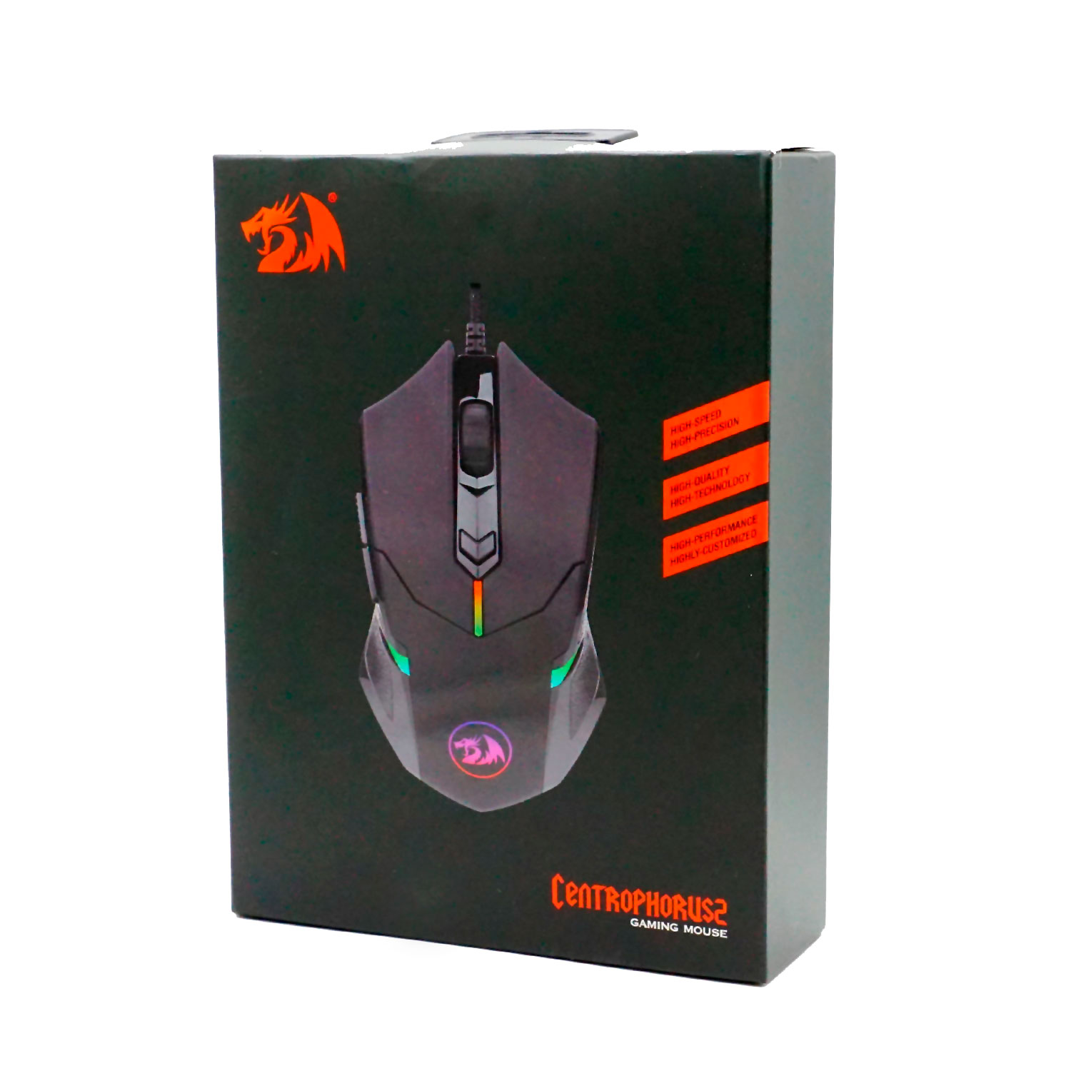 Mouse Gamer Redragon Centrophorus 2 M601-RGB / 7200DPI - Preto