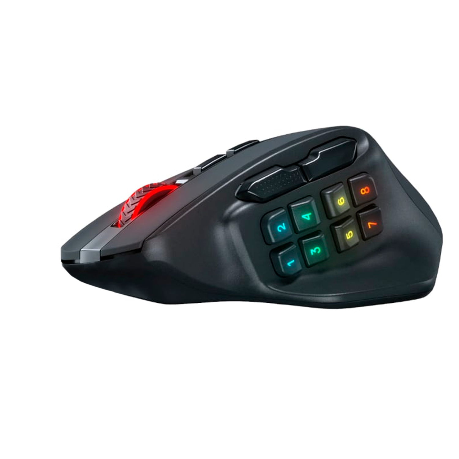 Mouse Gamer Redragon M811 Pro Aatrox MMO Sem Fio - Preto