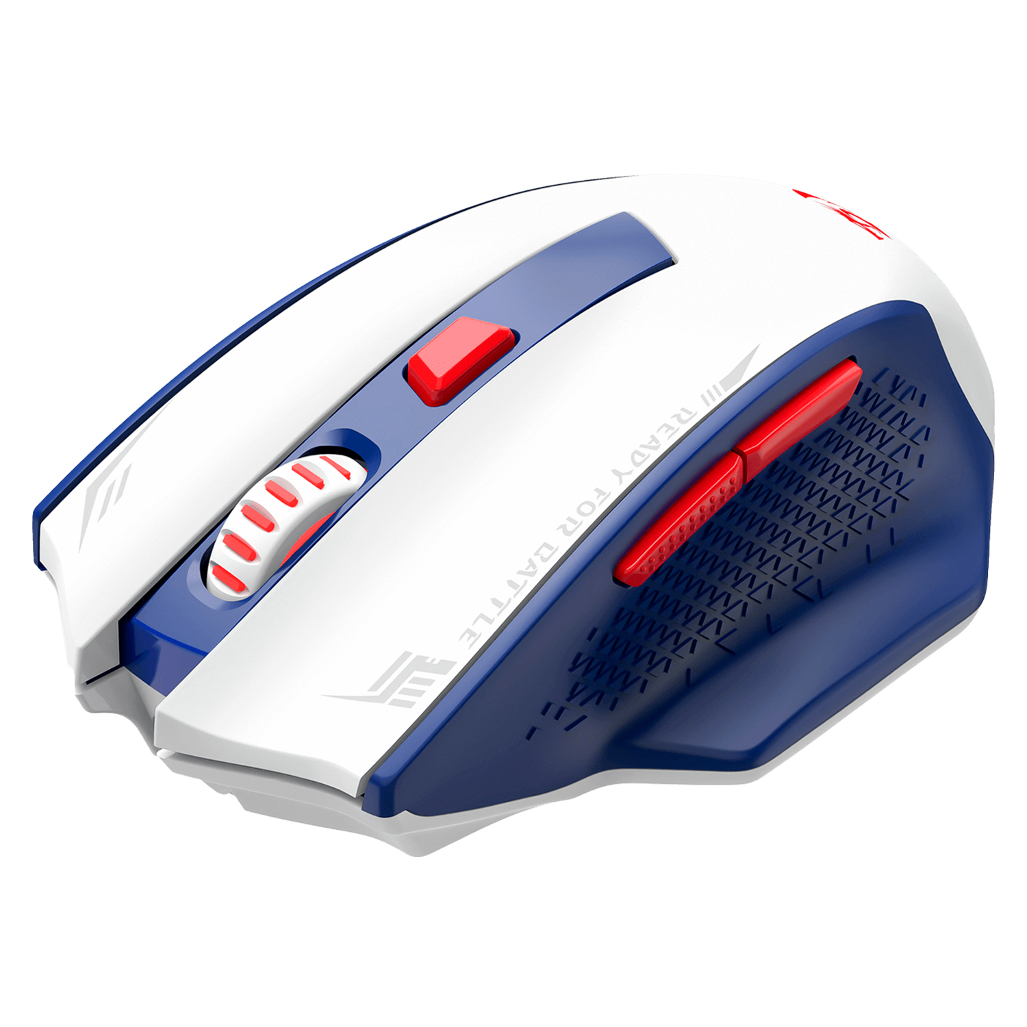 Mouse Gamer Redragon Woki M994 Sem Fio - Azul Branco