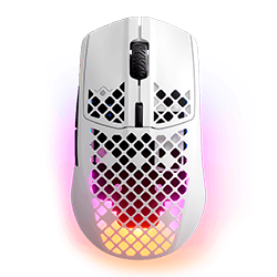 Mouse Gamer Steelseries Aerox 3 Wireless - Branco (62608)