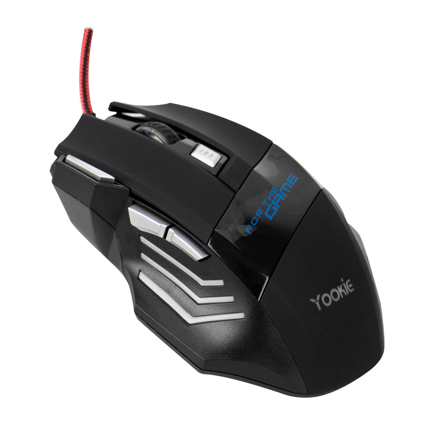 Mouse Gamer Yookie YE05 2400 DPI USB RGB - Preto