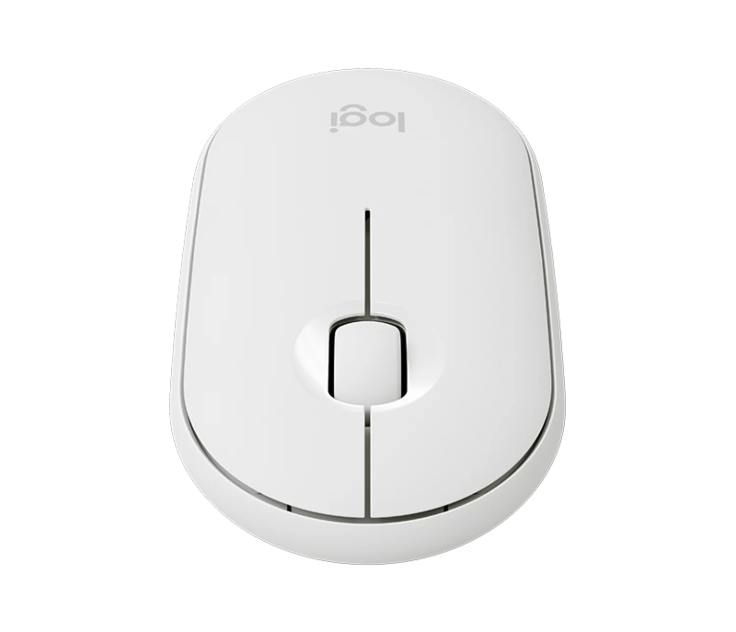 Mouse Logitech Pebble M350 sem fio - Branco (910-005770)