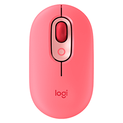 Mouse Logitech Pop Emoji Wireless - Rosa 910-006551
