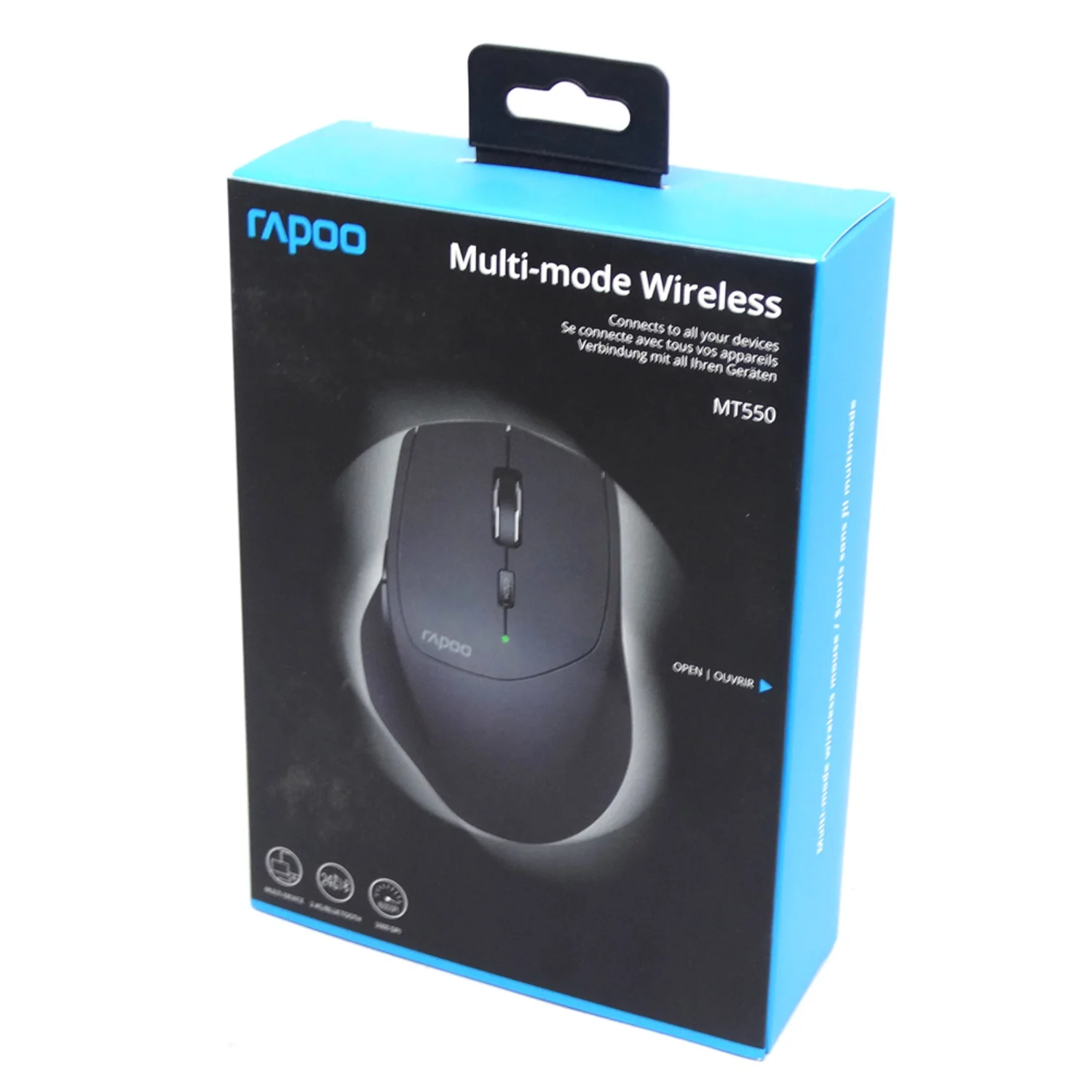 Mouse Rapoo MT550 Bluetooth - Preto