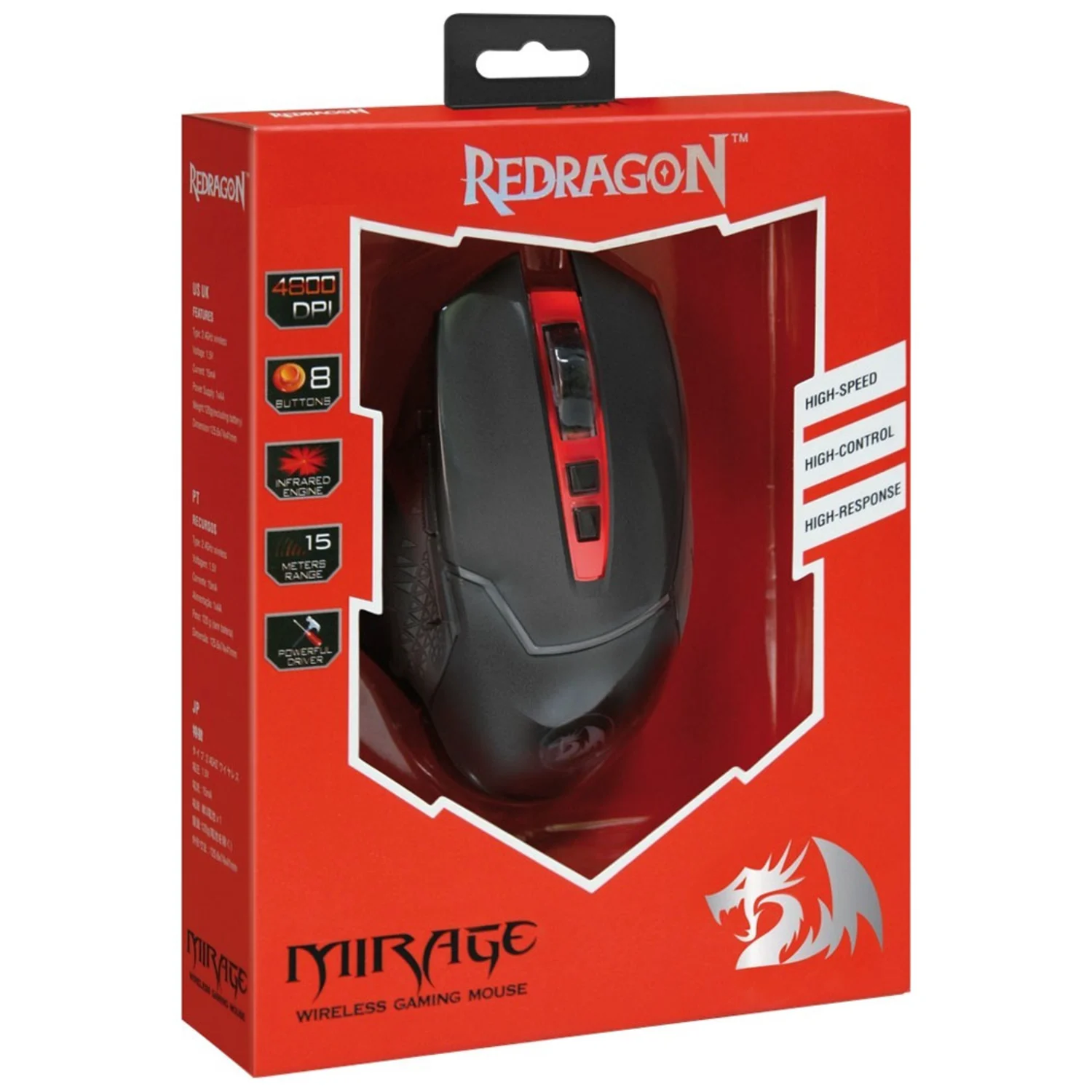 Mouse Redragon Mirage M690 Wireless - Preto