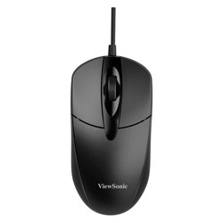 Mouse Viewsonic MU105 1000 DPI USB - Preto