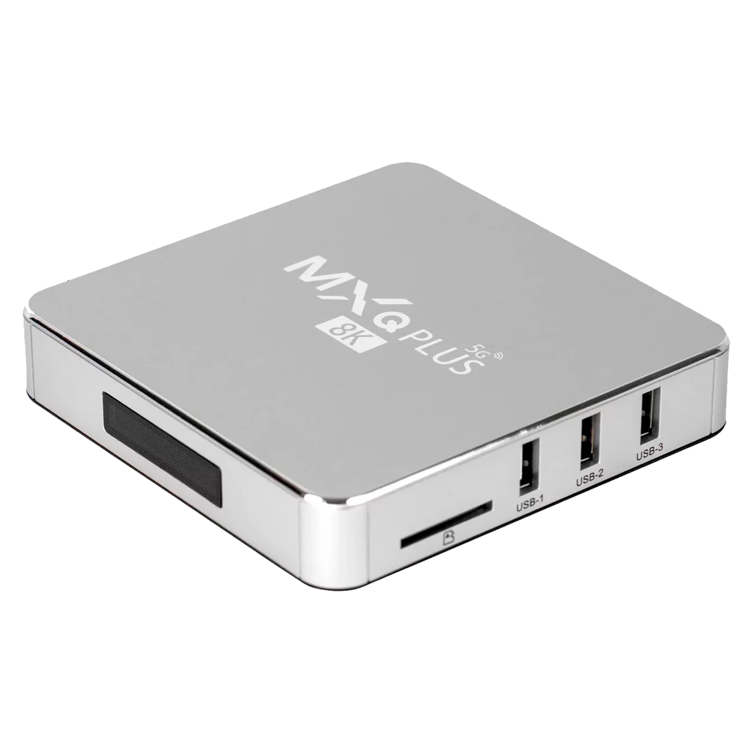 Receptor MXQ Plus 8K 32GB RAM + 256GB Memoria 5G - Prata