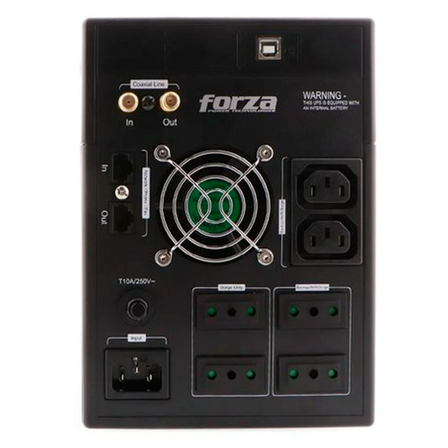 Nobreak Forza FX-2200LCD-U UPS Interativa 2200VA 1200W Estabilizador 8 Tomadas 110V
