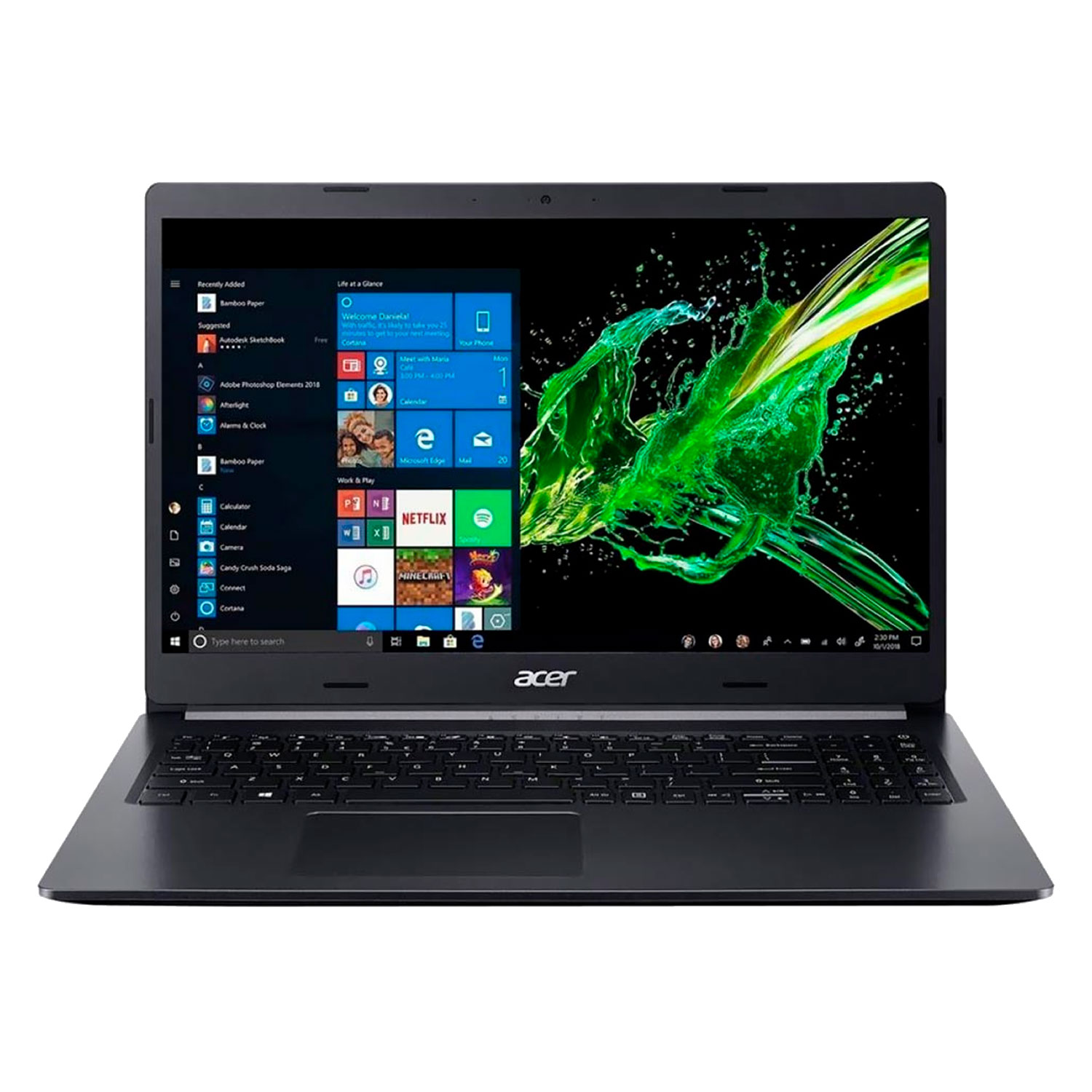 Notebook Acer A515-54-57XZ 15.6" Intel Core i5-10210U 1TB HDD 8GB  RAM - Preto
