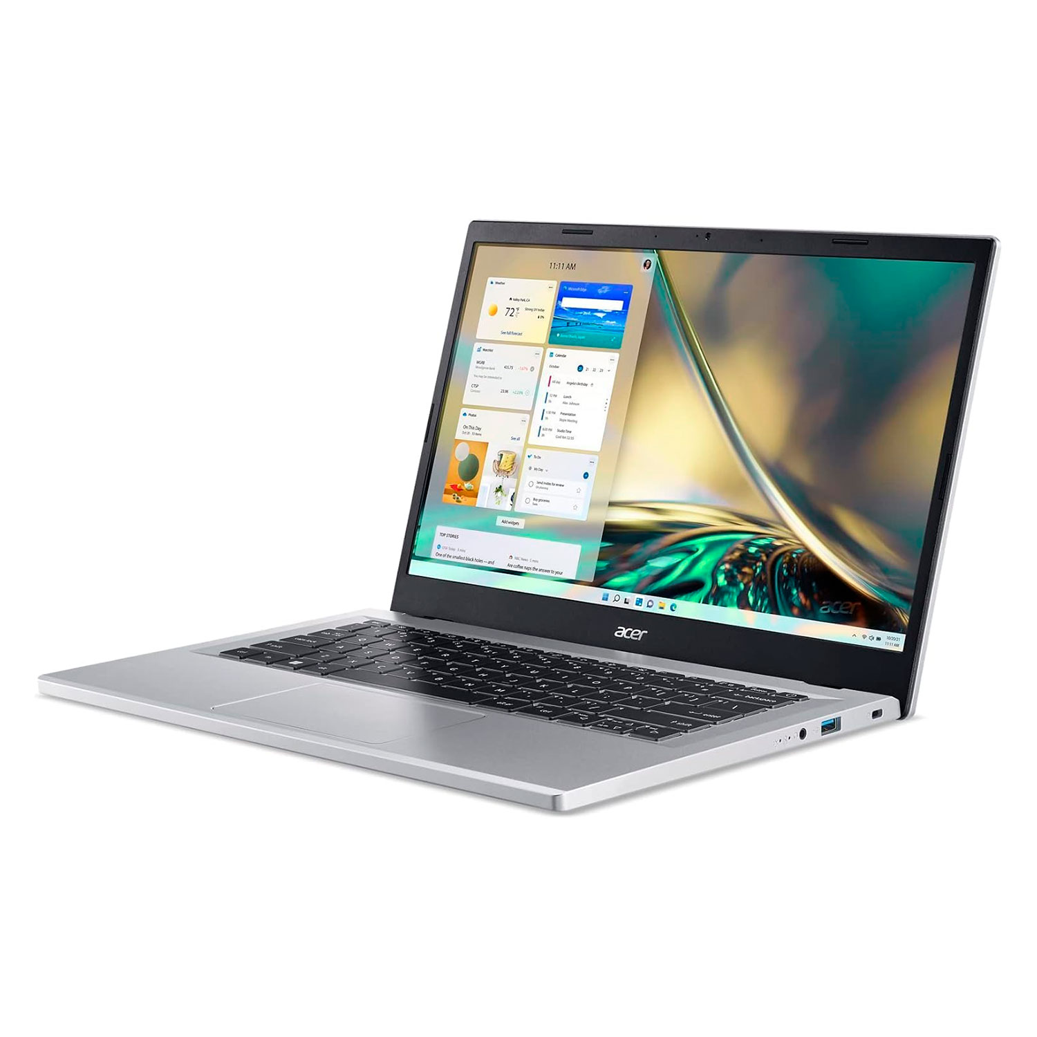 Notebook Acer Aspire 3 A314-23P-R3QA 14" AMD Ryzen 5 7520U 512GB SSD 8GB RAM - Prata