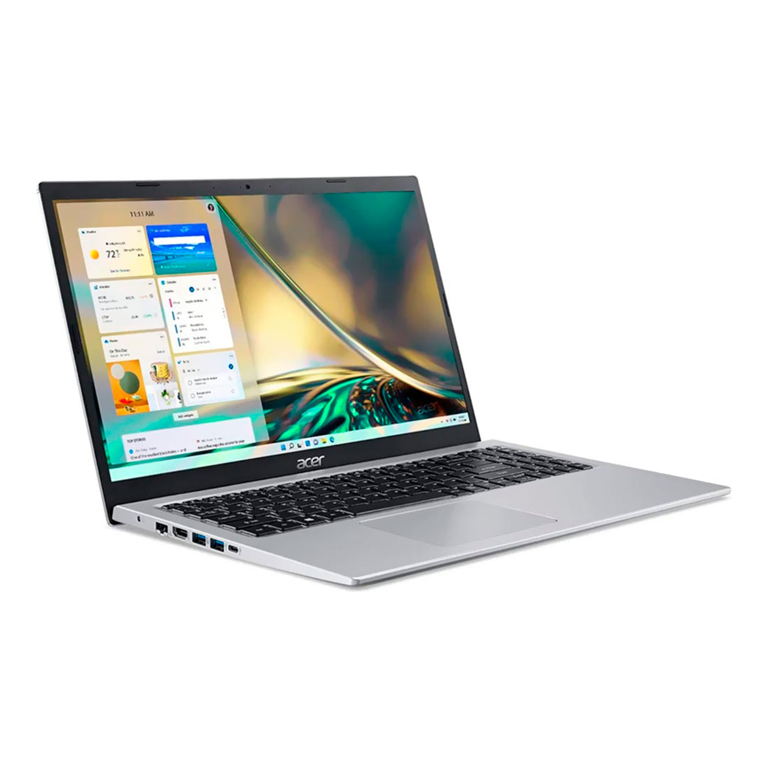 Notebook Acer Aspire 3 A315-44P-R7GS 15.6" AMD Ryzen 7 5700U 512GB SSD 16GB de RAM - Prateado