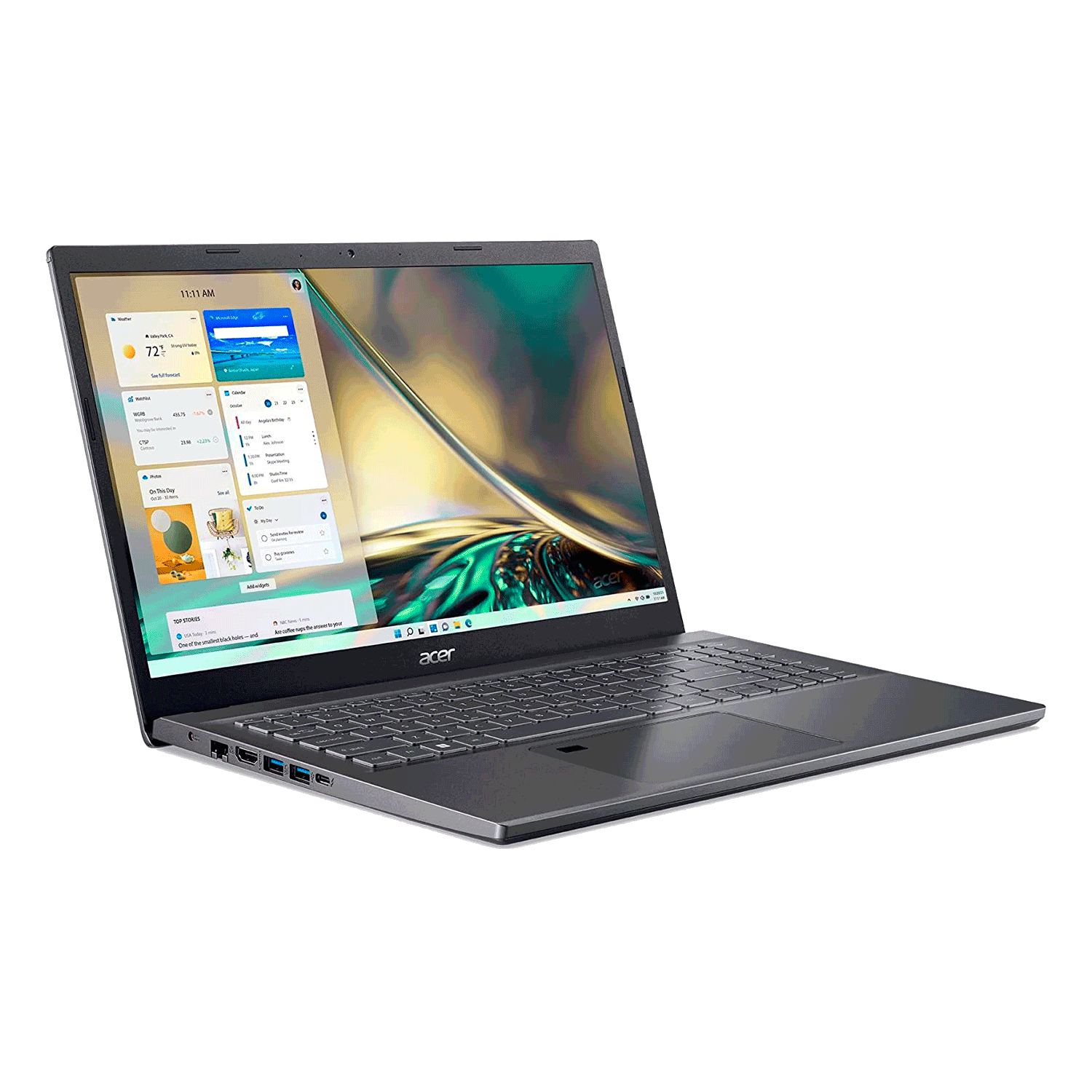 Notebook Acer Aspire 5 A515-57G-58R7 Intel Core i5 1240P, 8GB, 512GB SSD, Tela 15.6", Windows 11, NVIDIA GeForce RTX2050 - Cinza