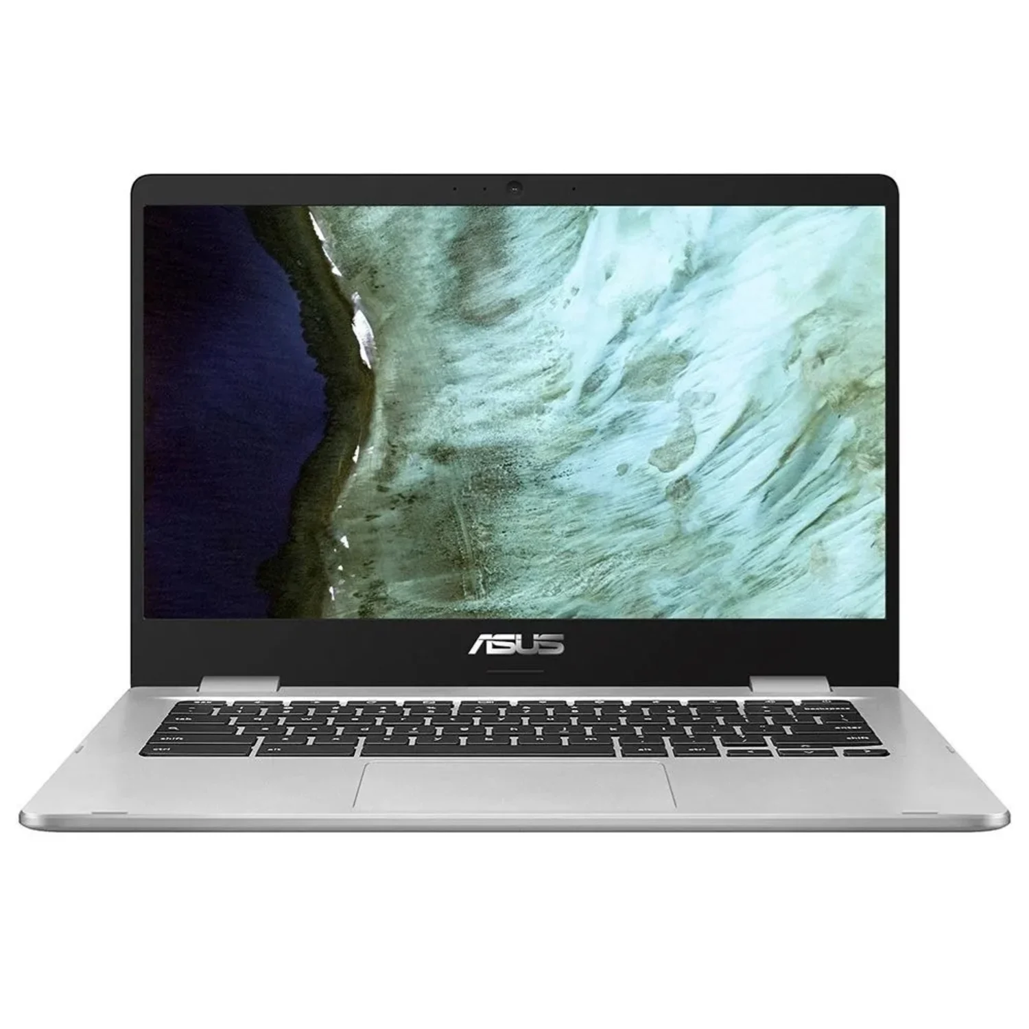Notebook Asus Chromebook C423NA-WB04 14" Intel Celeron N3350  64GB EMMC 4GB RAM - Prata
