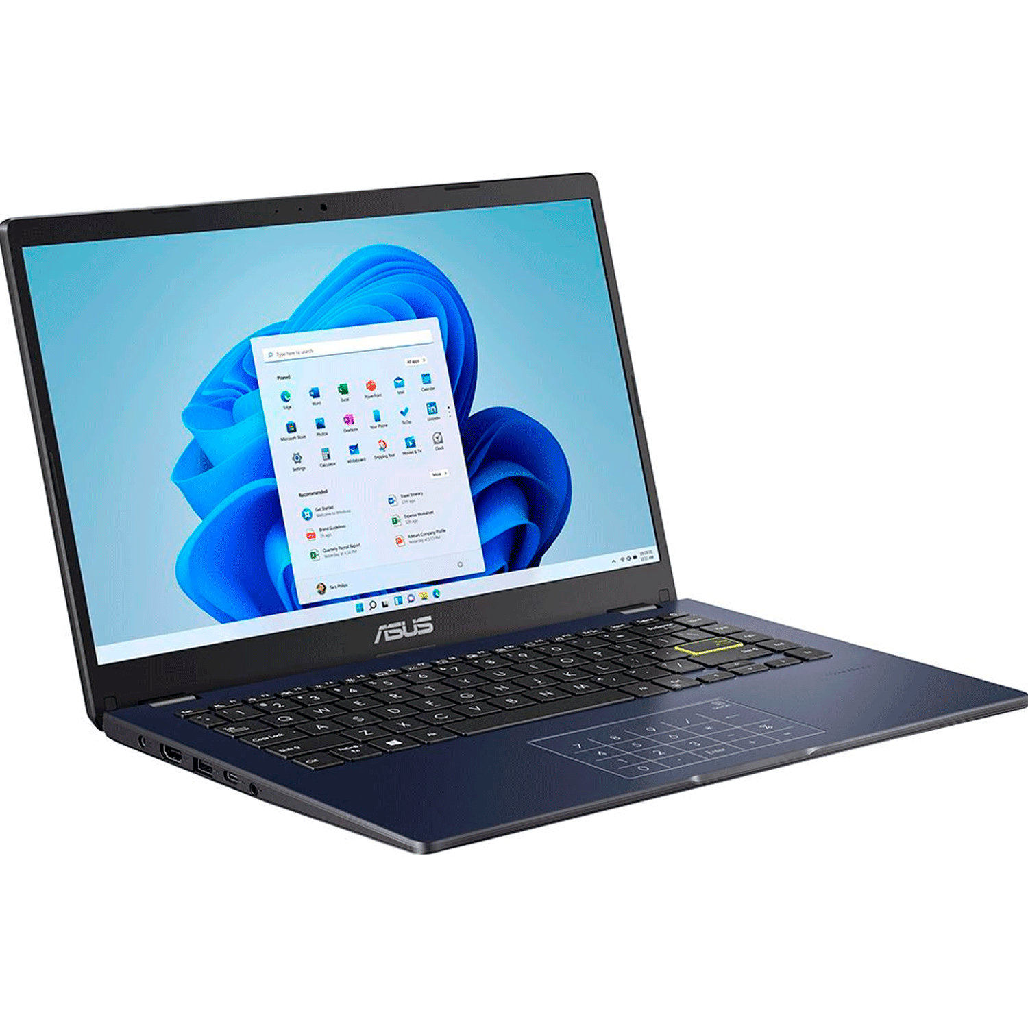 Notebook Asus E410KA-TB-CL4128 Intel Celeron-N4500 / 4GB / 128GB EMMC / Tela 14" - Preto