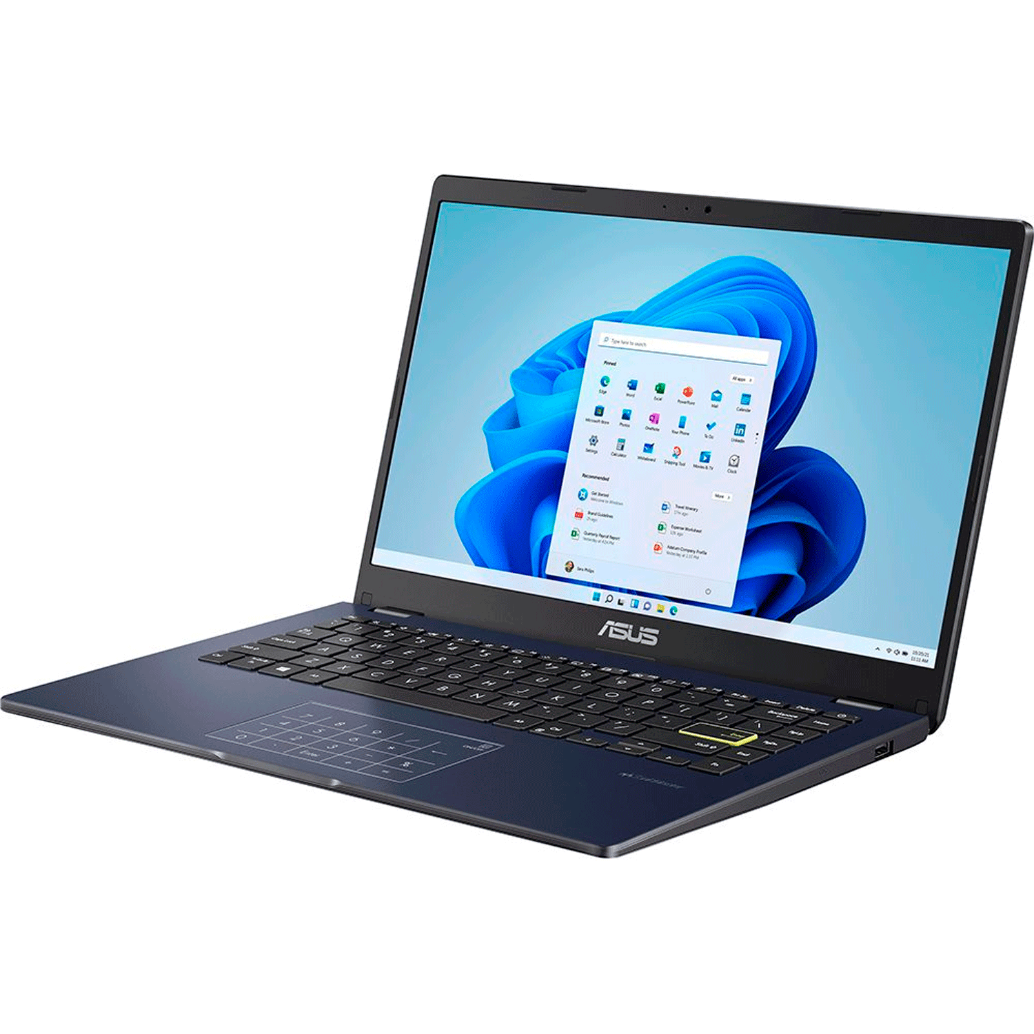 Notebook Asus E410KA-TB-CL4128 Intel Celeron-N4500 / 4GB / 128GB EMMC / Tela 14" - Preto