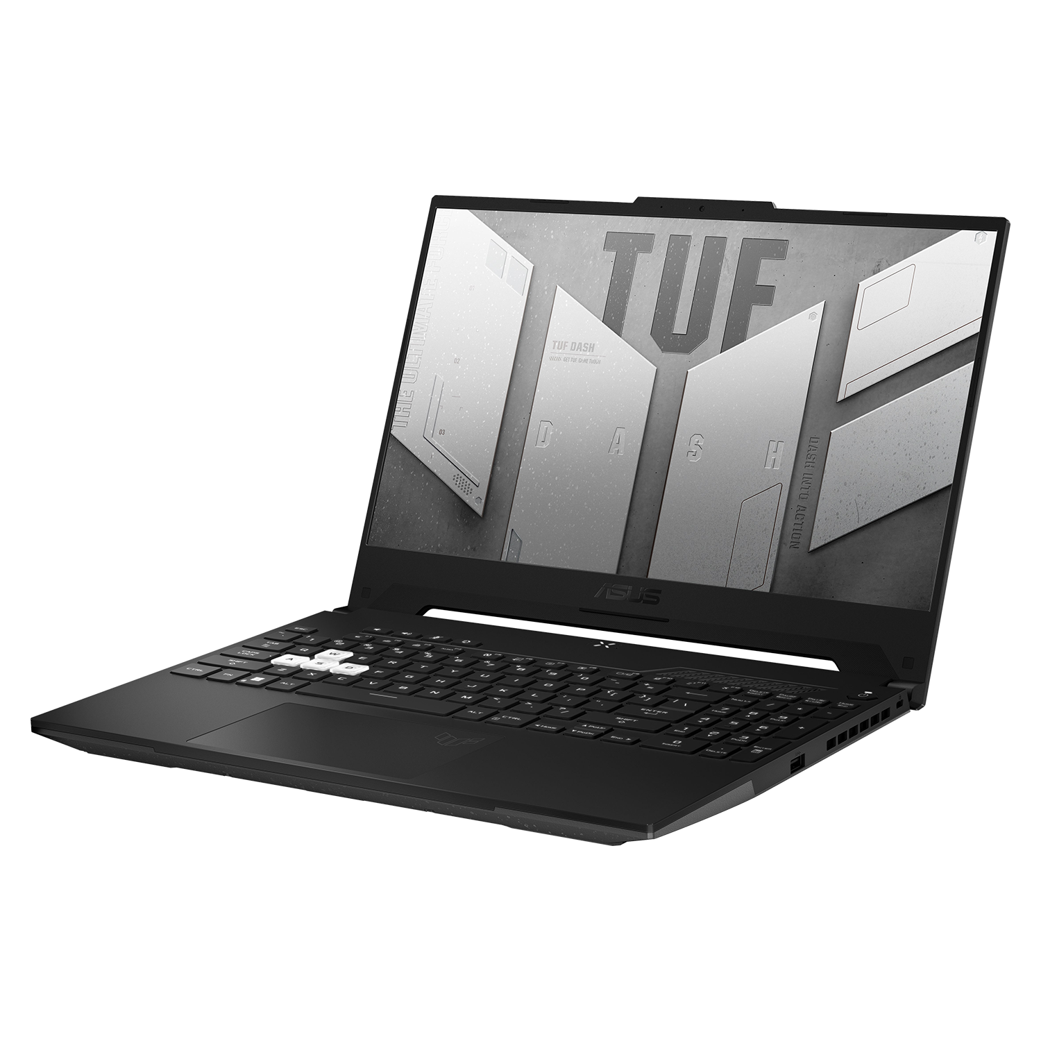Notebook Gamer Asus TUF Dash FX517ZR-F15 / Intel Core i7 12650H de 2.3GHz / Tela Full HD 15.6" / 16GB de RAM / 512GB SSD / GeForce RTX3070 8GB - Preto
