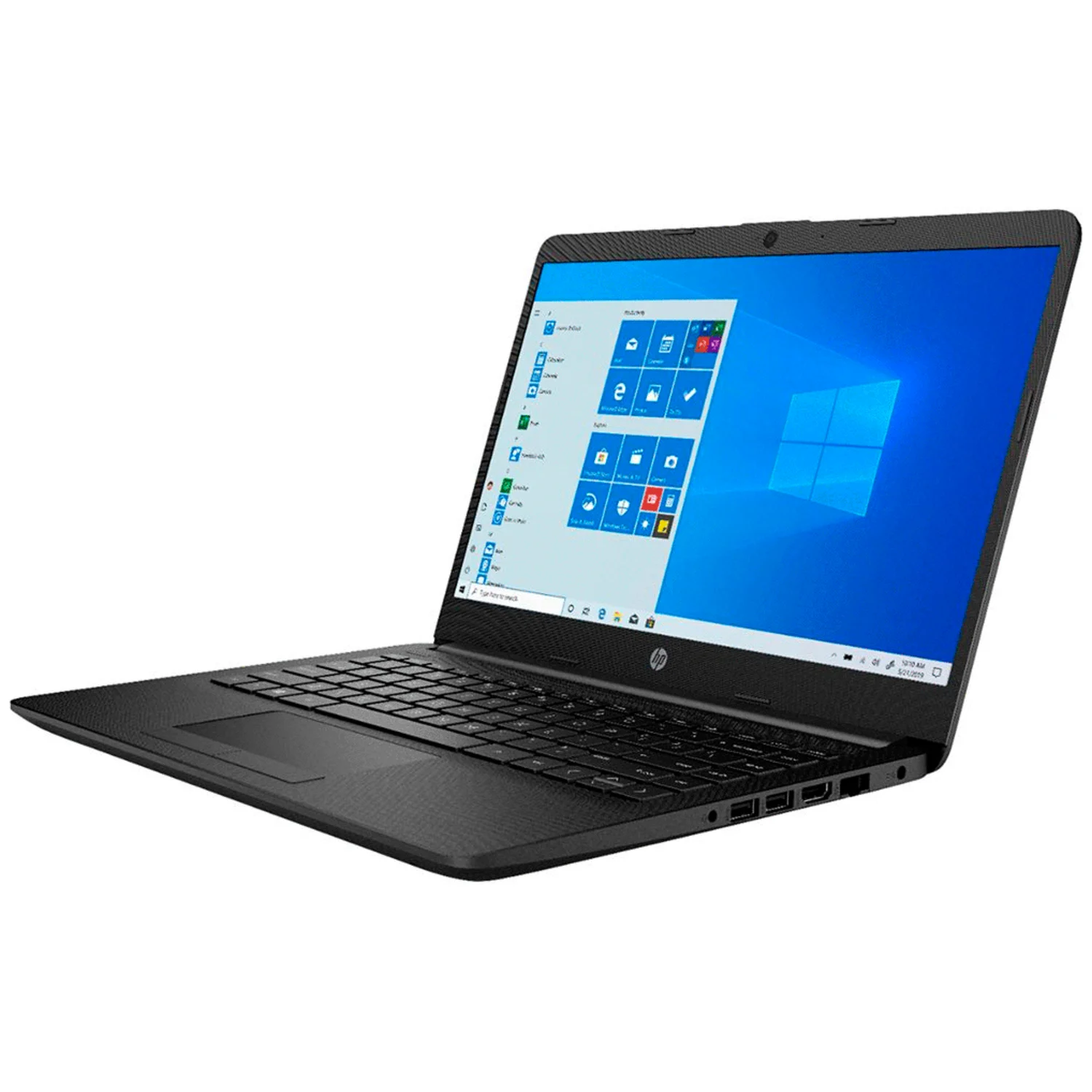 Notebook HP 14-DK1013DX 14" AMD Athlon Silver 3050U 128GB SSD 4GB RAM - Preto
