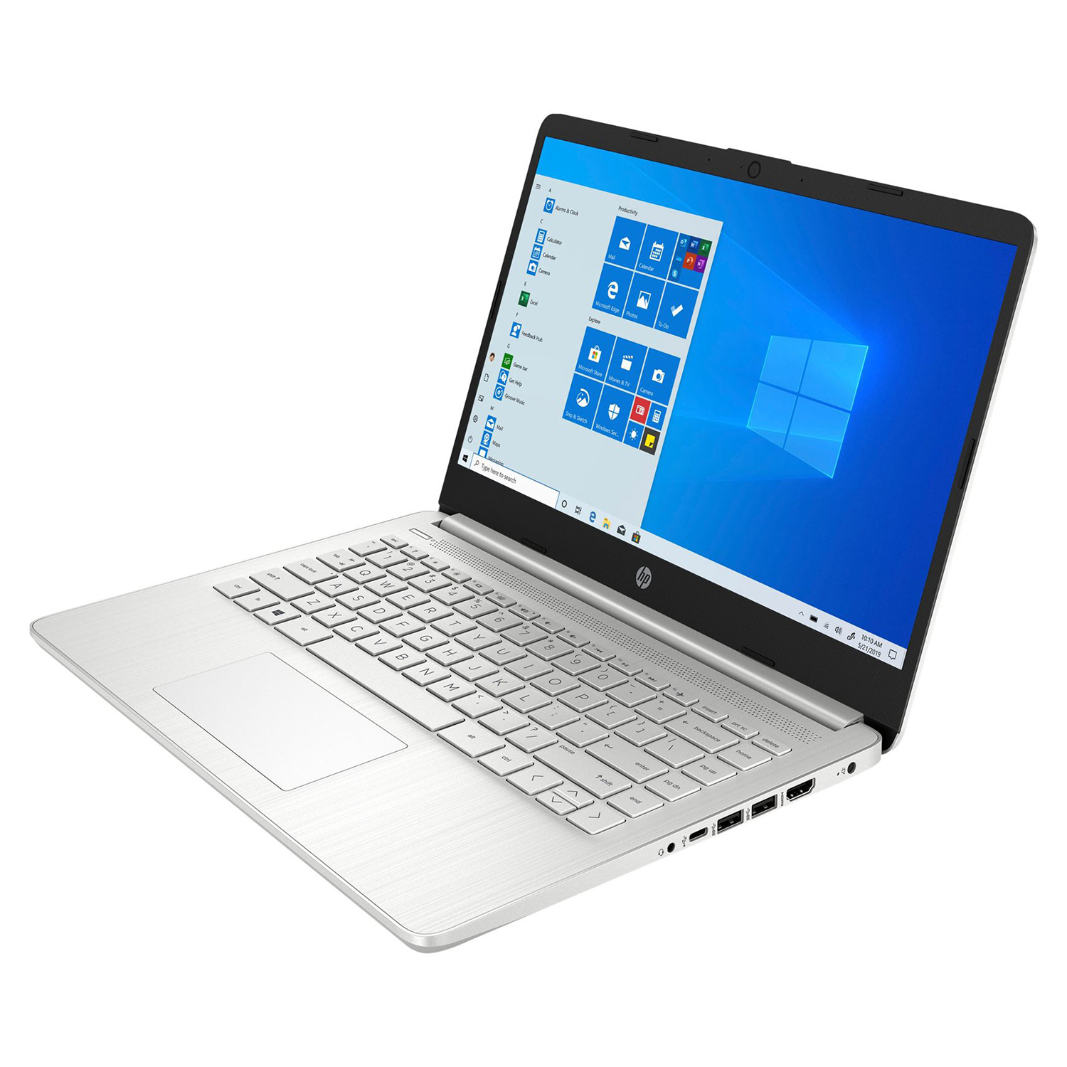 Notebook HP 14-DQ2032WM 14" Intel Core I3-1115 128GB SSD 4GB RAM - Prata