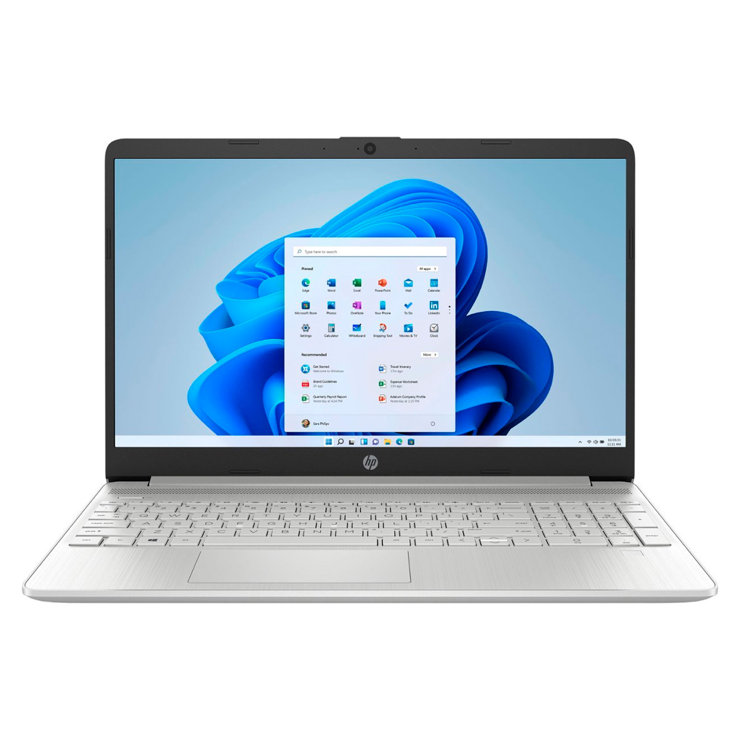 Notebook HP 15-DY5073DX 15.6" Intel Core i7-1255U 512GB SSD 16GB RAM - Prata