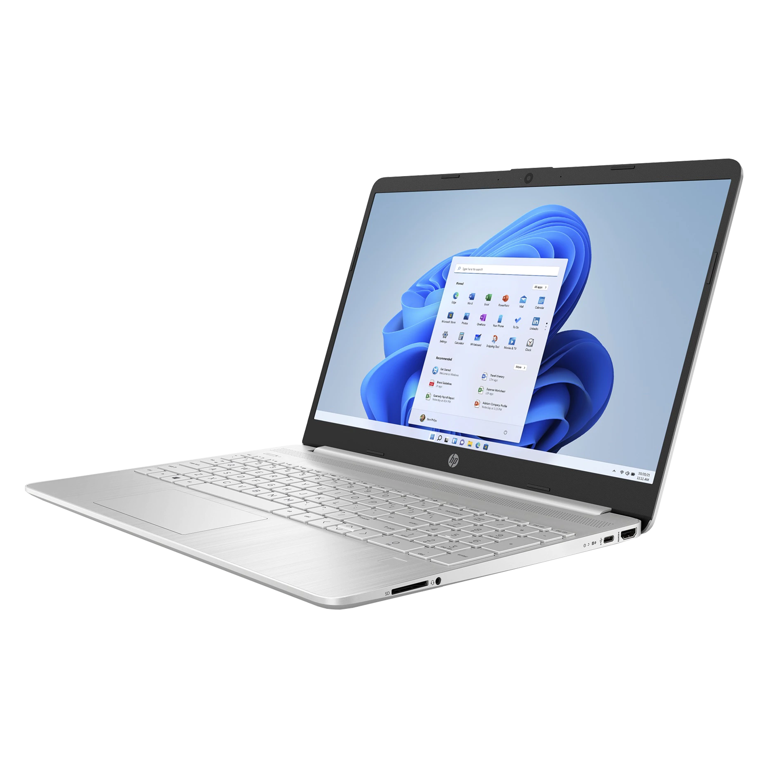 Notebook HP 15-EF2081MS 15.6" AMD Ryzen 7 5700U 256GB 12GB RAM - Prata
