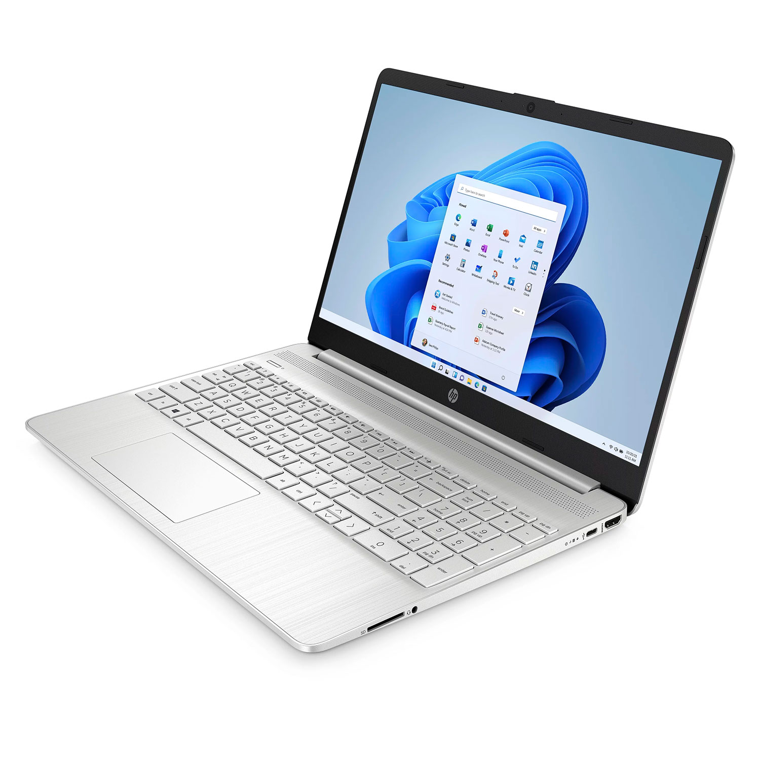Notebook HP 15-EF2747WM 15.6" AMD Ryzen 7 5700U 512GB 16GB RAM - Prata