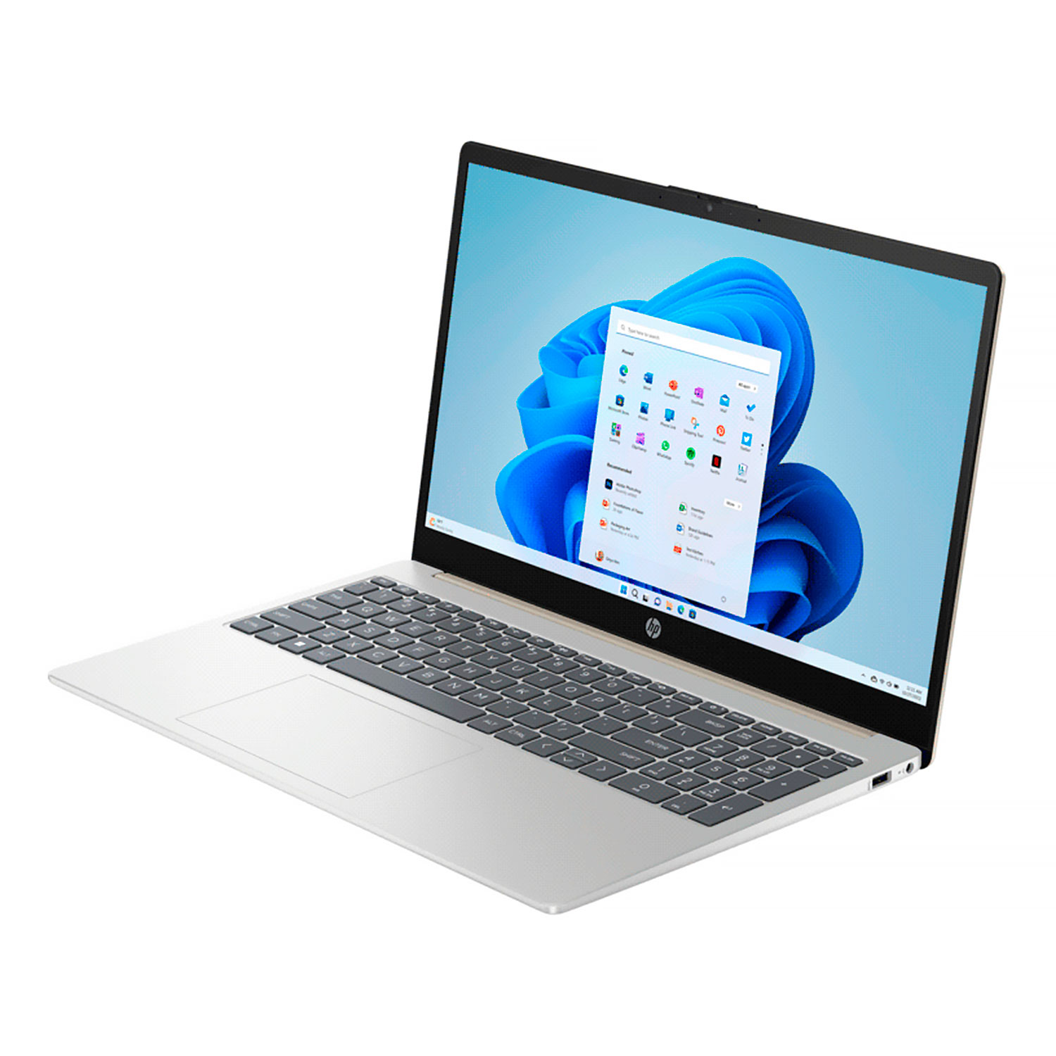 Notebook HP 15-FD0002LA 15.6" Intel Core i3-12305N 256GB SSD 8GB RAM + Mochila HP - Dourado