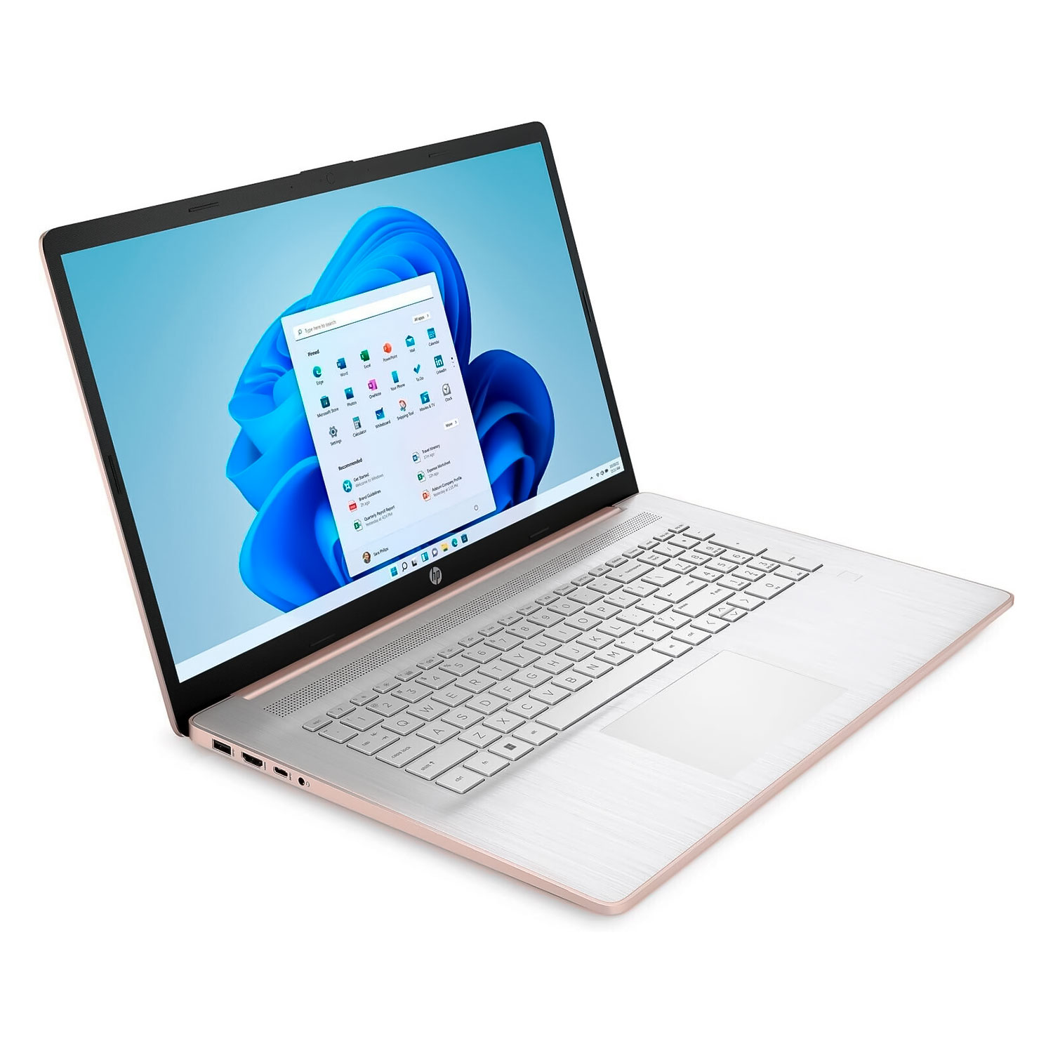 Notebook HP 17T-CN300 CT02 17.3" Intel Core i7-1355U 512GB SSD 8GB RAM - Rosa