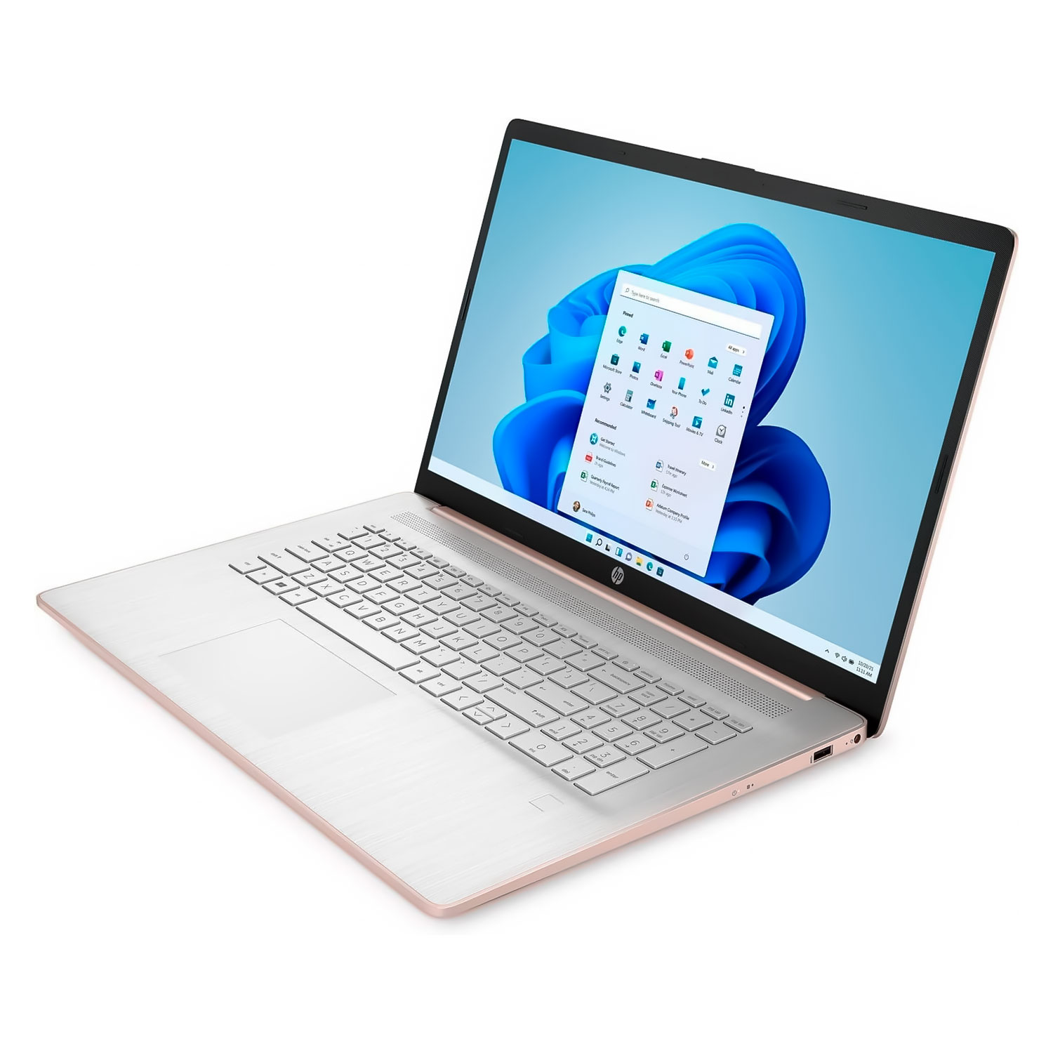 Notebook HP 17T-CN300 CT02 17.3" Intel Core i7-1355U 512GB SSD 8GB RAM - Rosa