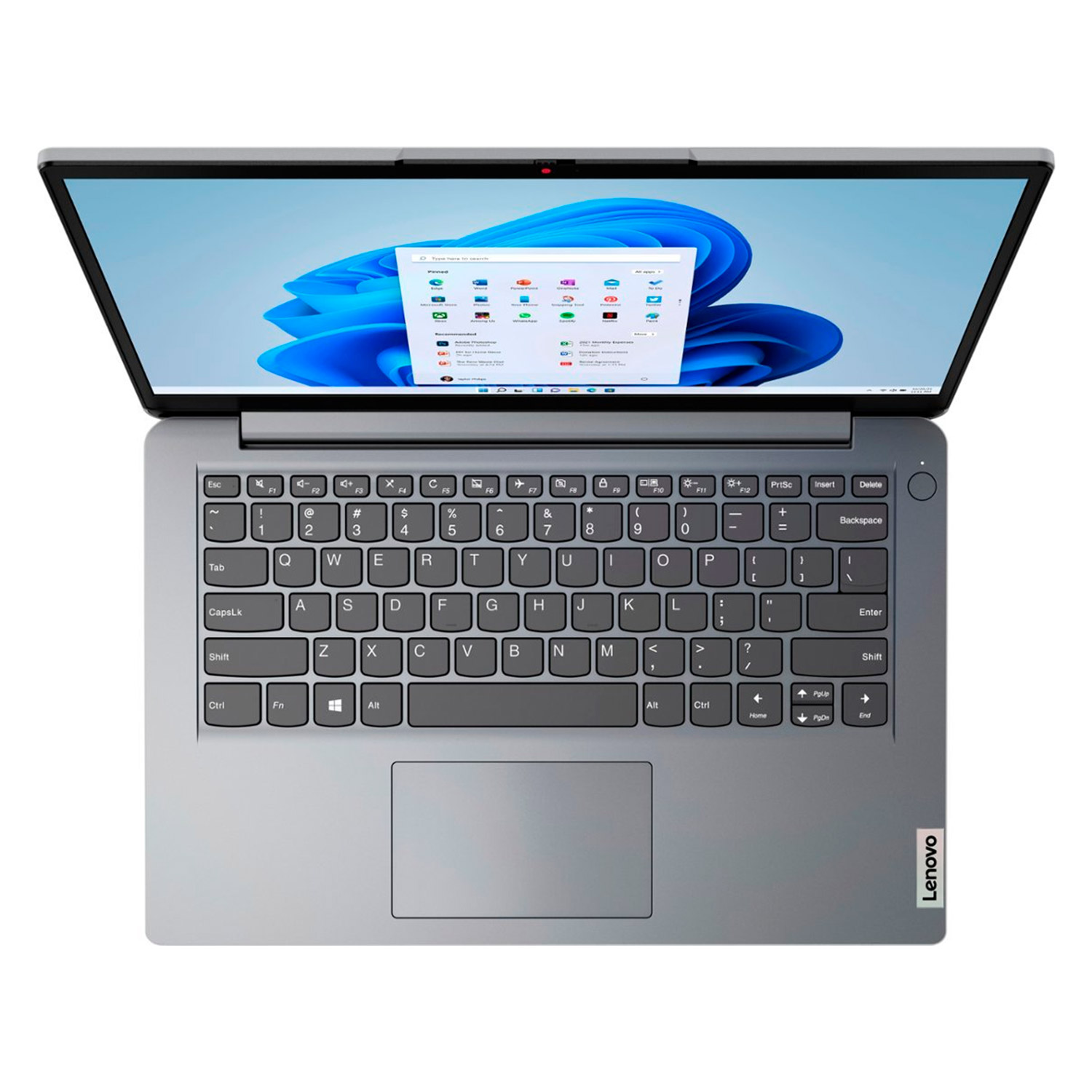 Notebook Lenovo IdeaPad 1 82V60065US 14" Intel Celeron N4020 128GB EMMC 4GB RAM - Cinza