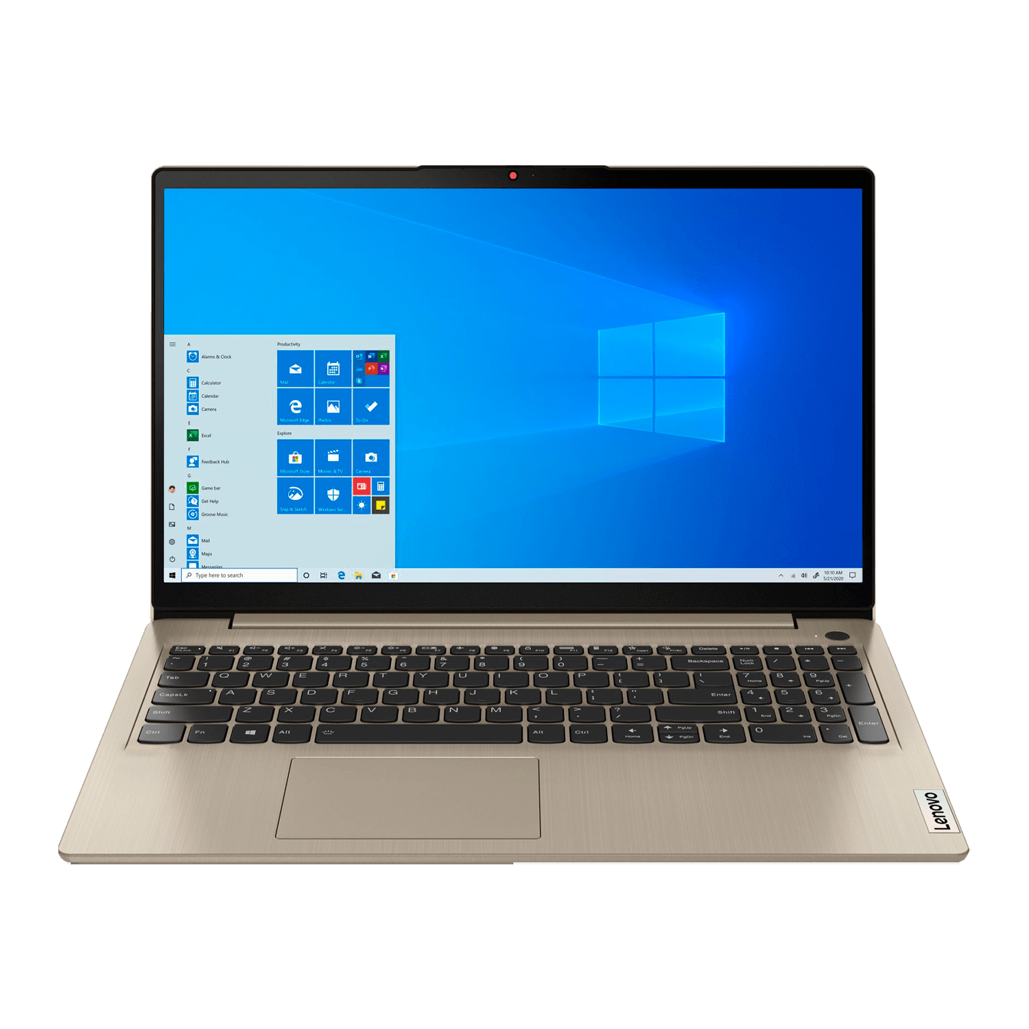 Notebook Lenovo IdeaPad 3 82H801GVUS 15.6" Intel Core i3-1115G4 256GB SSD 4GB RAM - Bronze