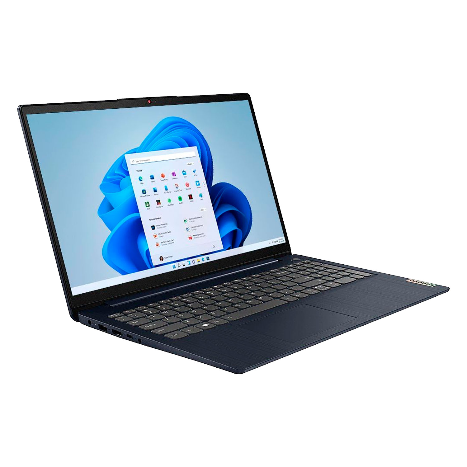 Notebook Lenovo IdeaPad 3i 82RK00BDUS Intel Core i3-1215U 512GB SSD 8GB RAM - Azul