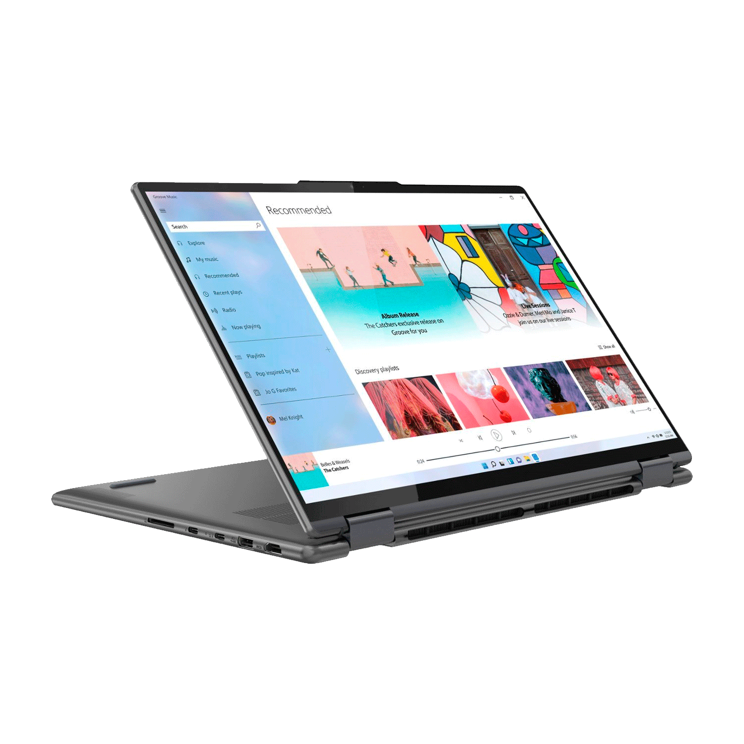 Notebook Lenovo Yoga 7i 82QG0001US 2 em 1 I5-1240P 8GB / 256GB SSD / Tela 16" IPS FHD / Windows 11 - Cinza