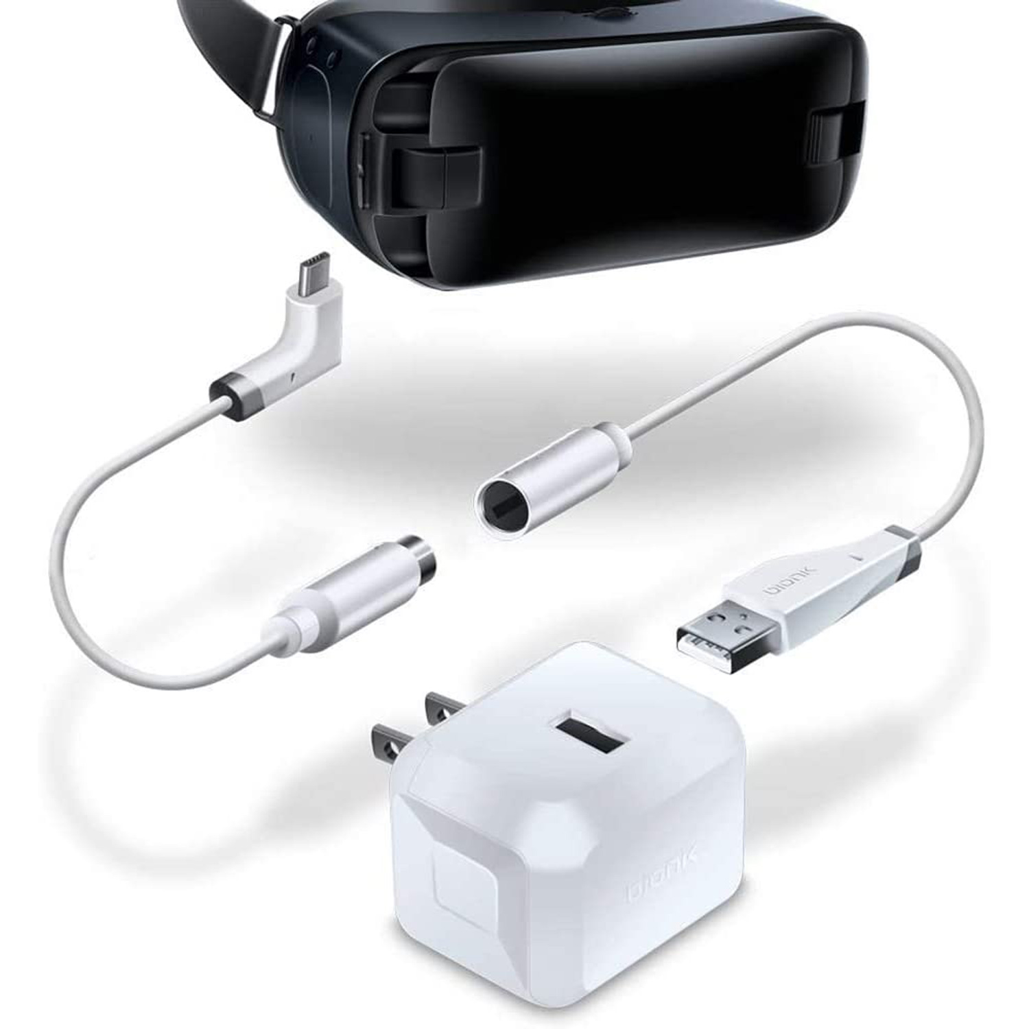 Carregador Bionik Power Kit VR BNK-9005 para Samsung Gear VR + Cabo - Branco
