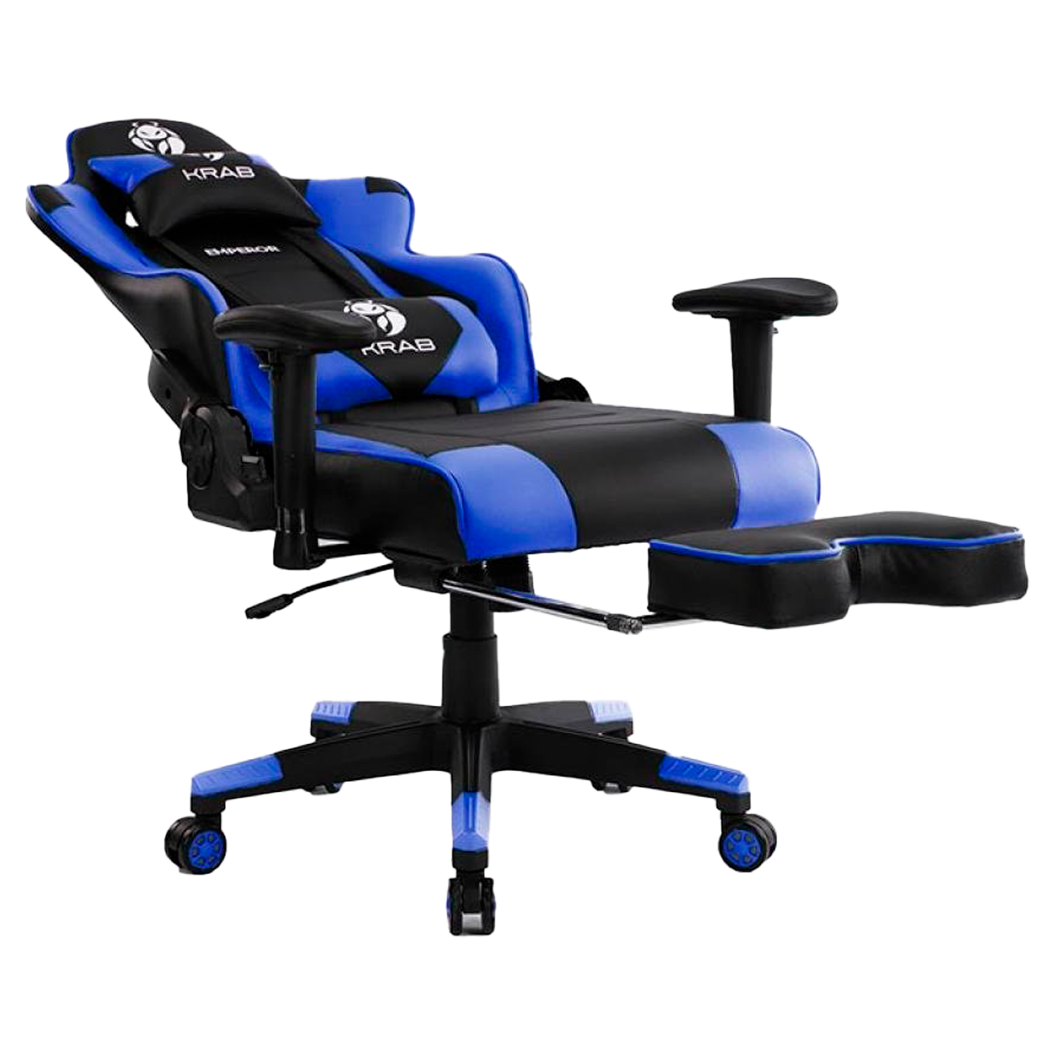Cadeira Gamer Krab Emperor KBGC20 - Preto e Azul