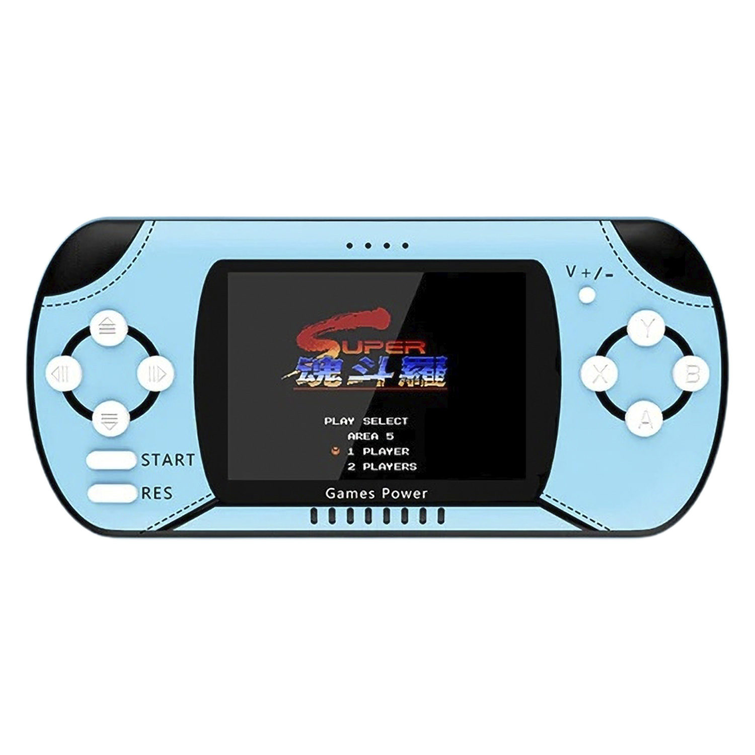 Console de Jogos Portátil Blulory Game Power GP01 - Azul