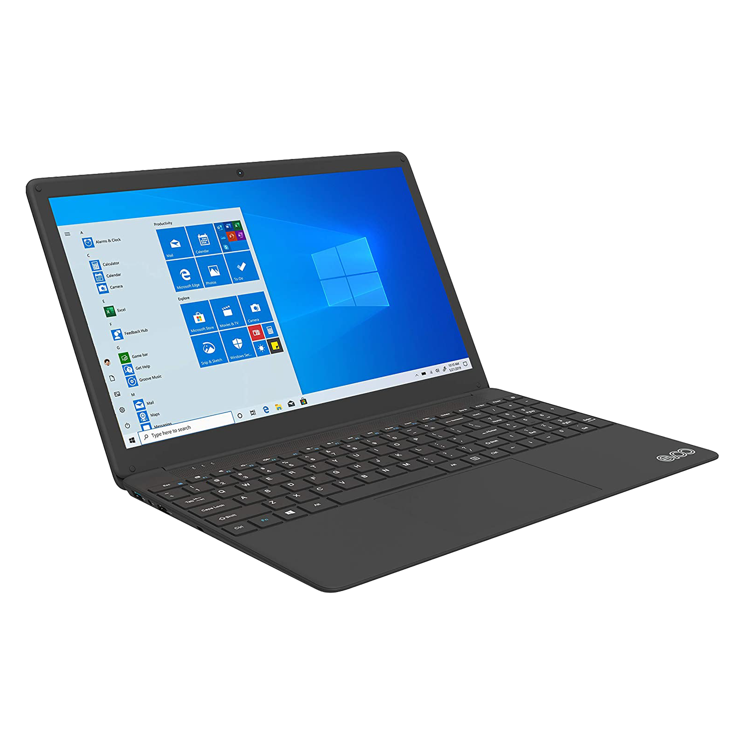 Notebook Evoo Ultra Thin EVC156-1BK Intel Core i7 2.4GHz / Memória 8GB / SSD 256GB / Tela 15.6" / Windows 10 - Preto