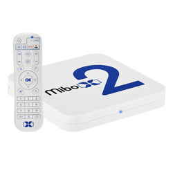 Receptor Mibo X2 Full HD / IPTV / VOD / Wifi - Branco
