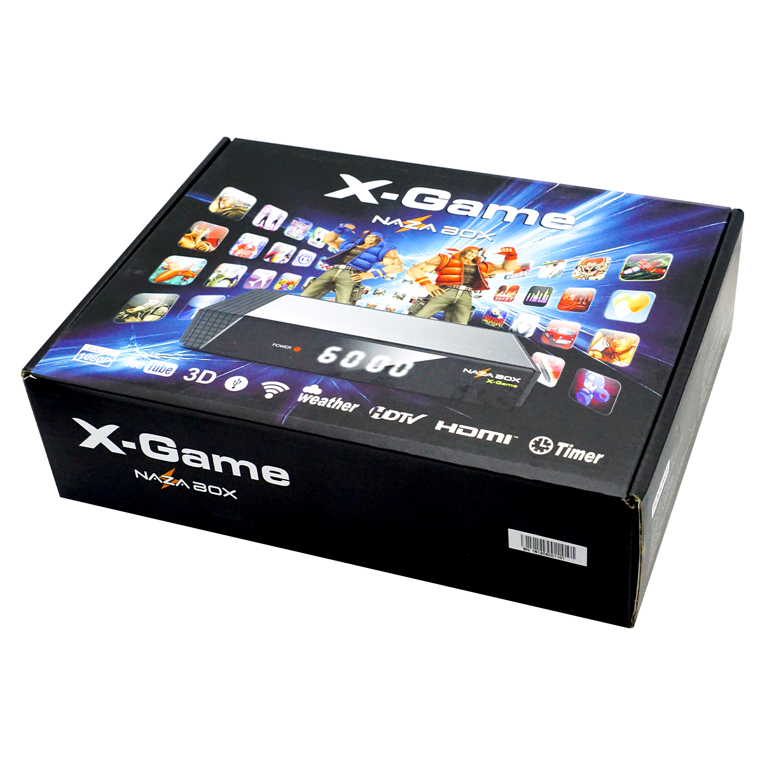 Receptor Naza Box X-Game SKS / IKS / WIFI FULL HD Android