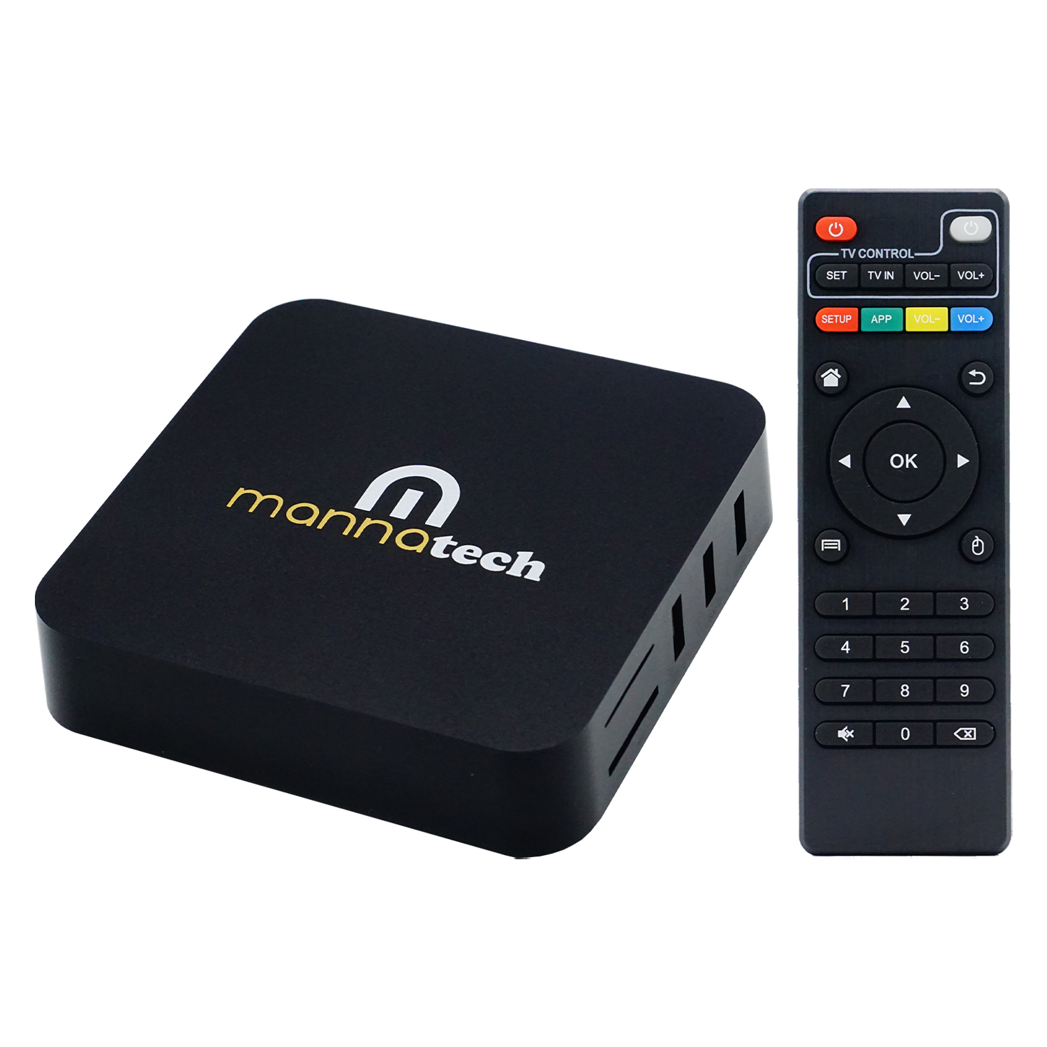 Receptor TV BOX Manna Tech WIFI / 5G / 8K / 32GB RAM / 256GB / Android 11.1 - Preto