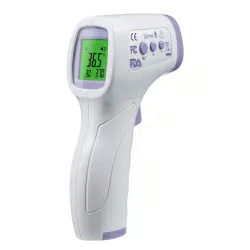Termômetro digital IR-988 infravermelho - Branco e Lilas